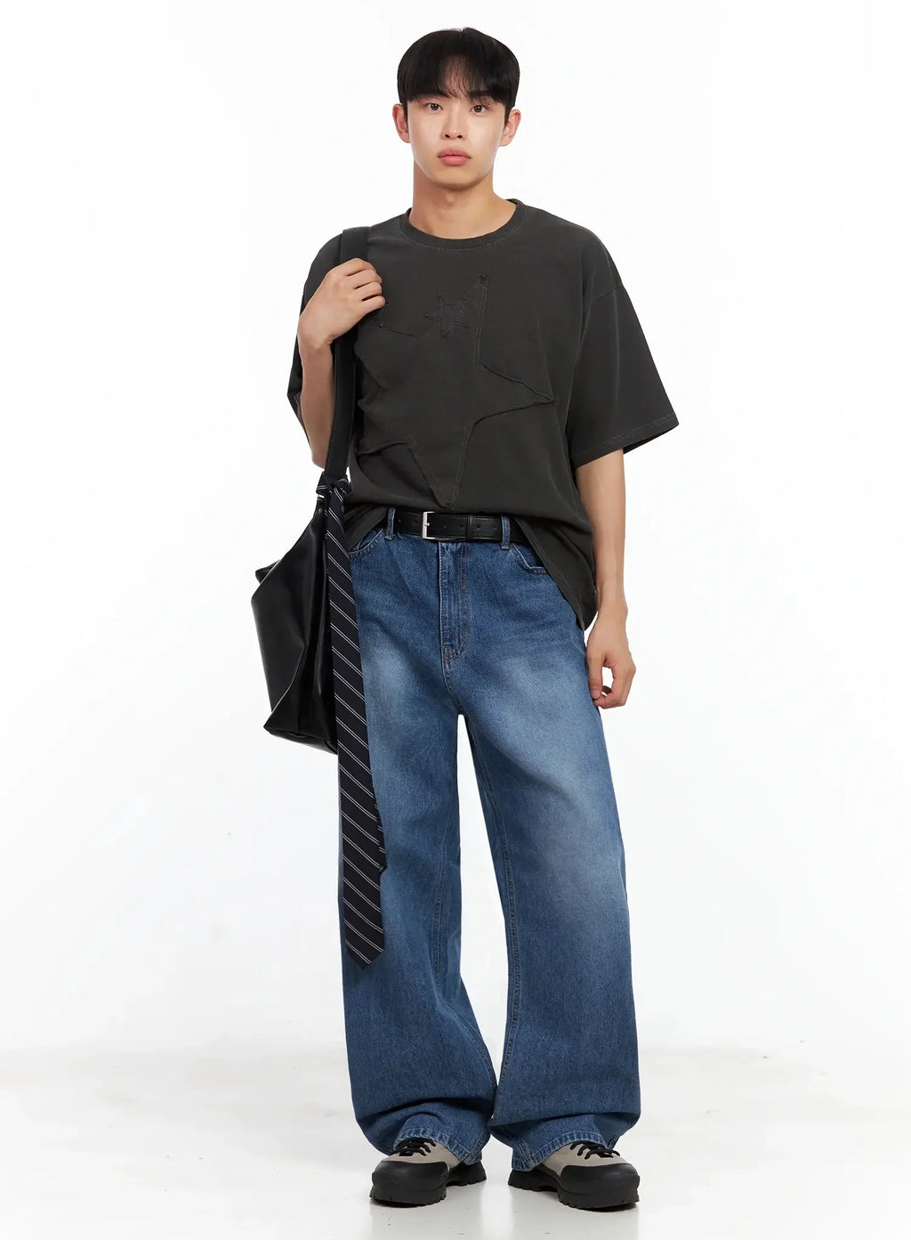 Men's Star Patch T-Shirt IL516