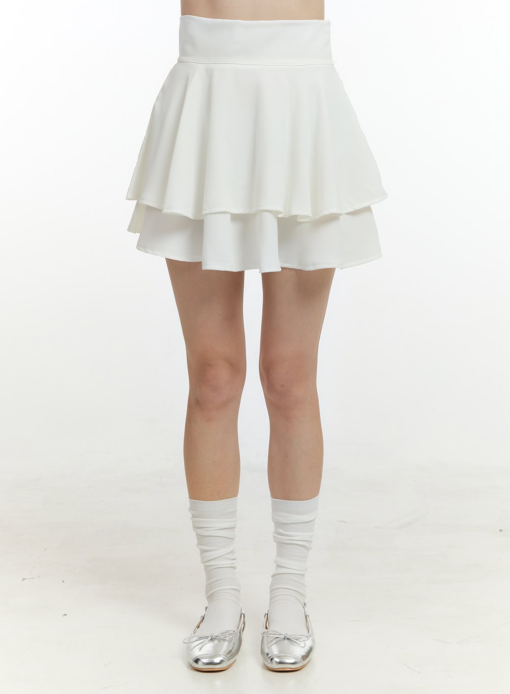 Flare Ruffle Mini Skirt OL423