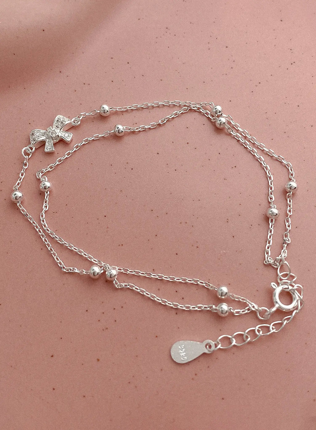 Highsmith Ribbon Accent Chain Bracelet IU506