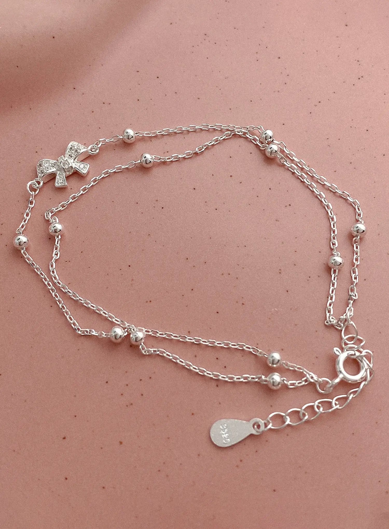 Highsmith Ribbon Accent Chain Bracelet IU506