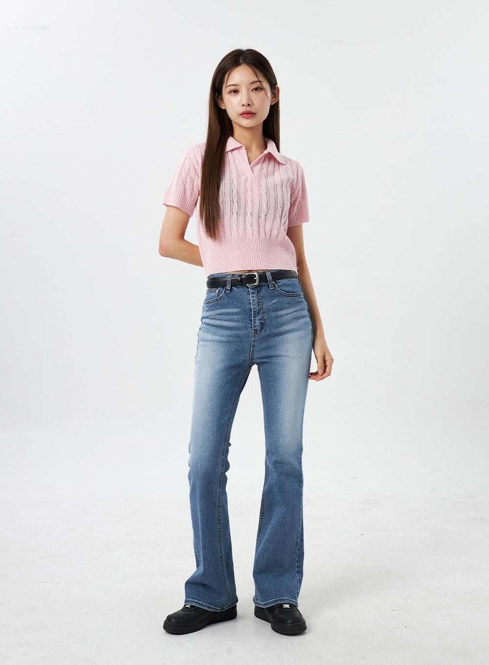 Slim Fit Bootcut Jeans CY303