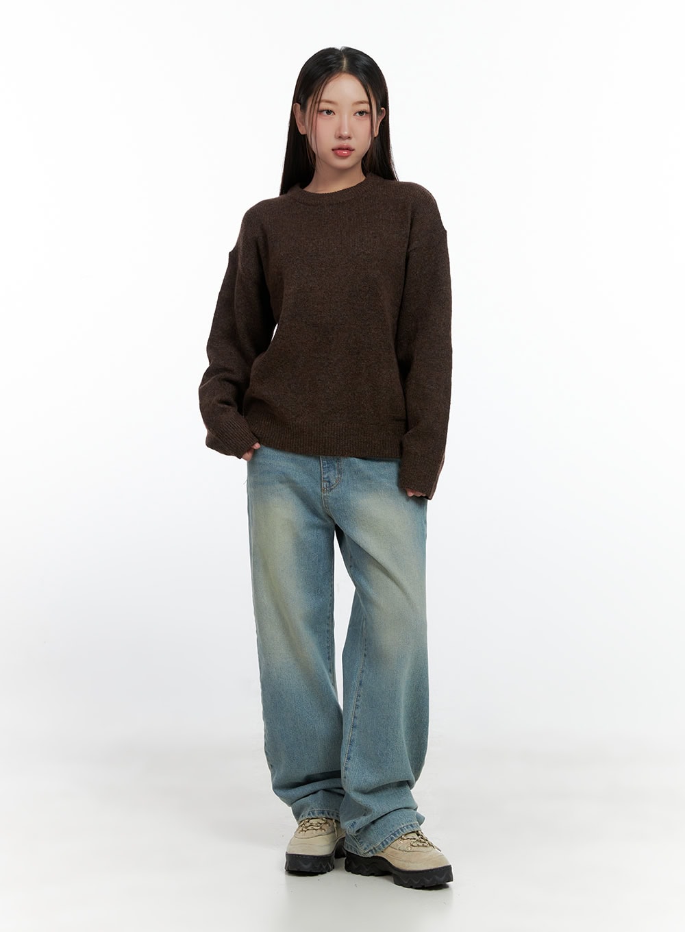 CozyKnit Round Neck Sweater CN411