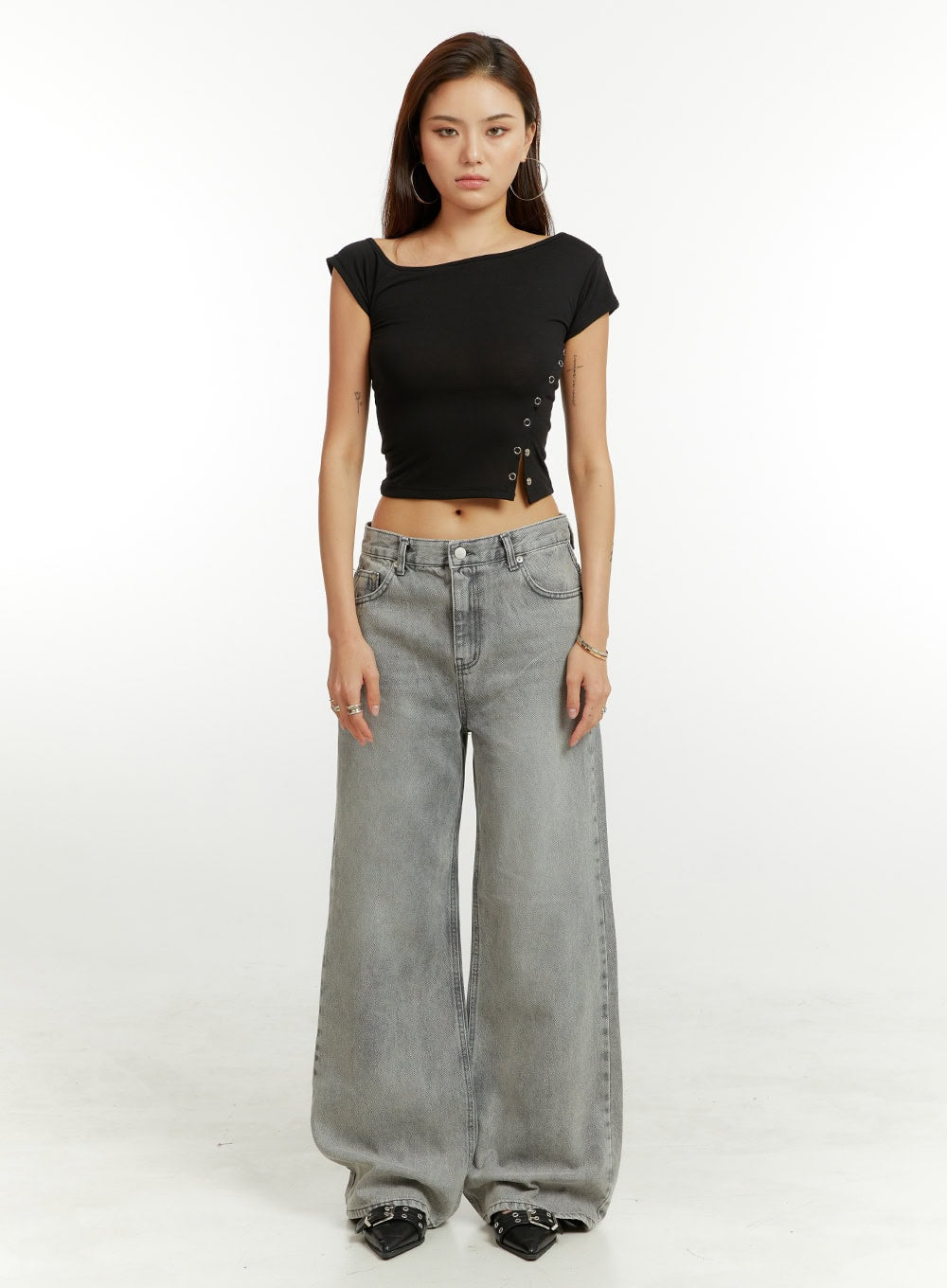 Low Waist Baggy Jeans CU424