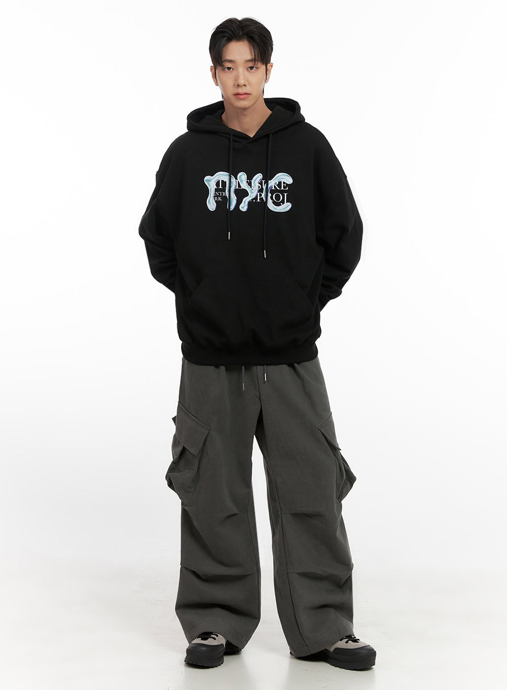 Men's Graphic Hooded Sweatshirt ID406