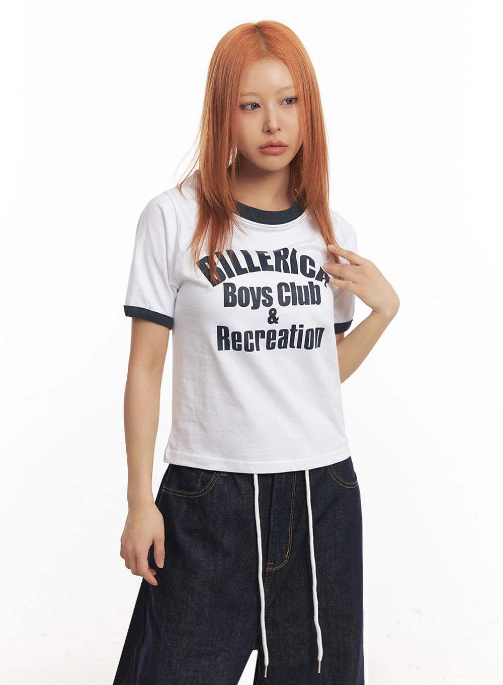 Billerica Graphic Cotton Top IA517