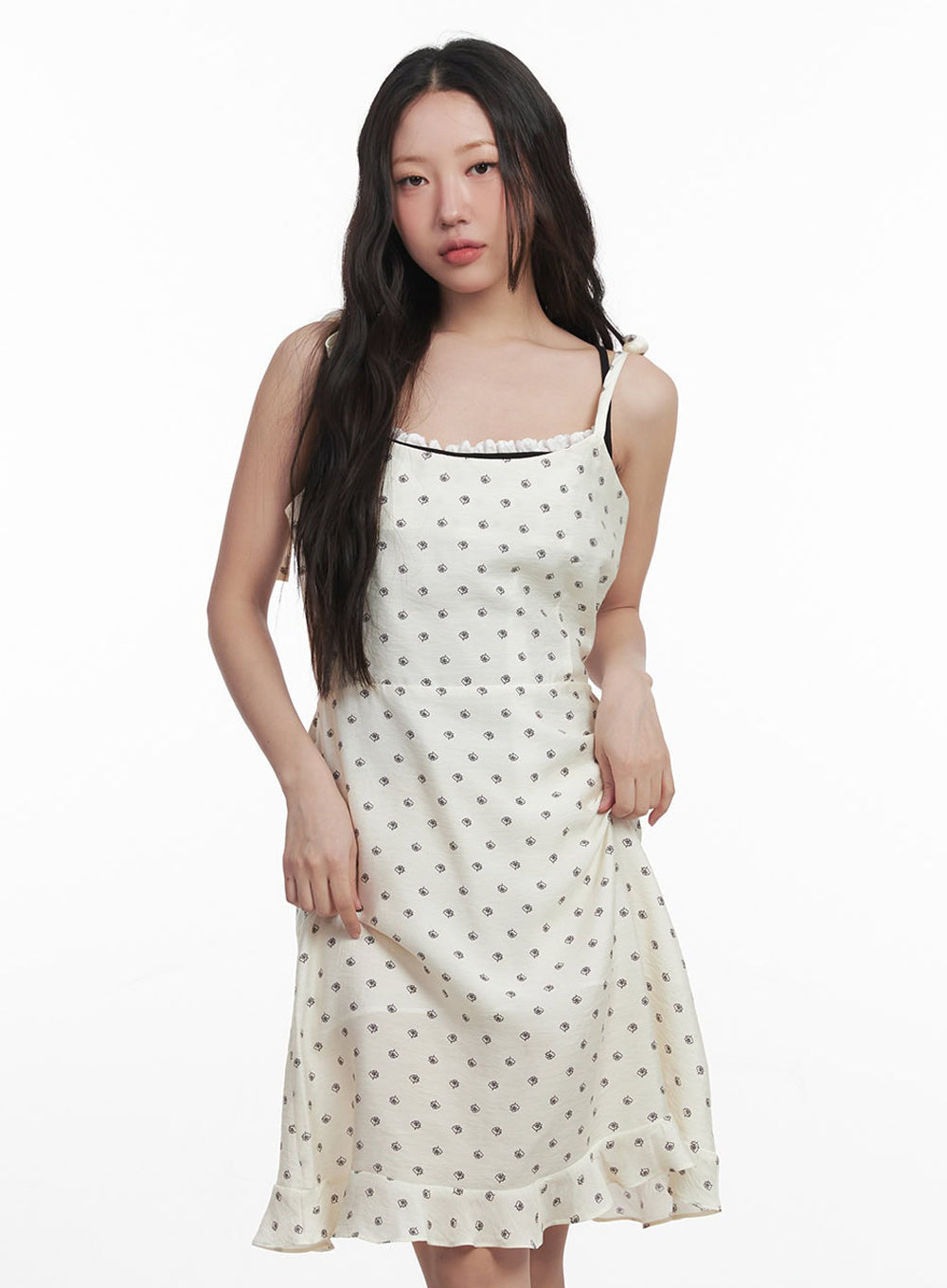 Floral Flare Cami Midi Dress IM528