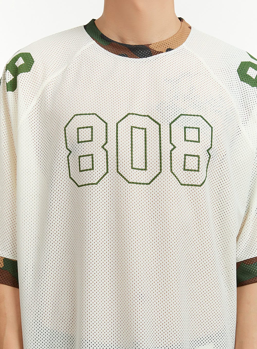 Men's Mesh Camo Raglan T-Shirt IL412