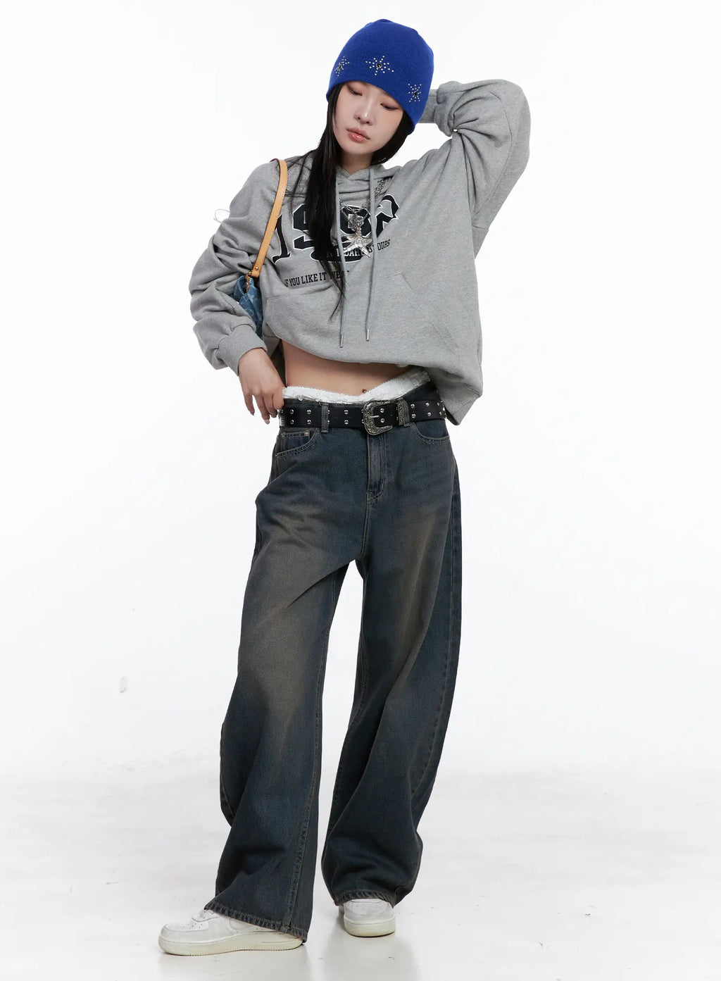 Ocean Faded Balloon Fit Jeans CS510