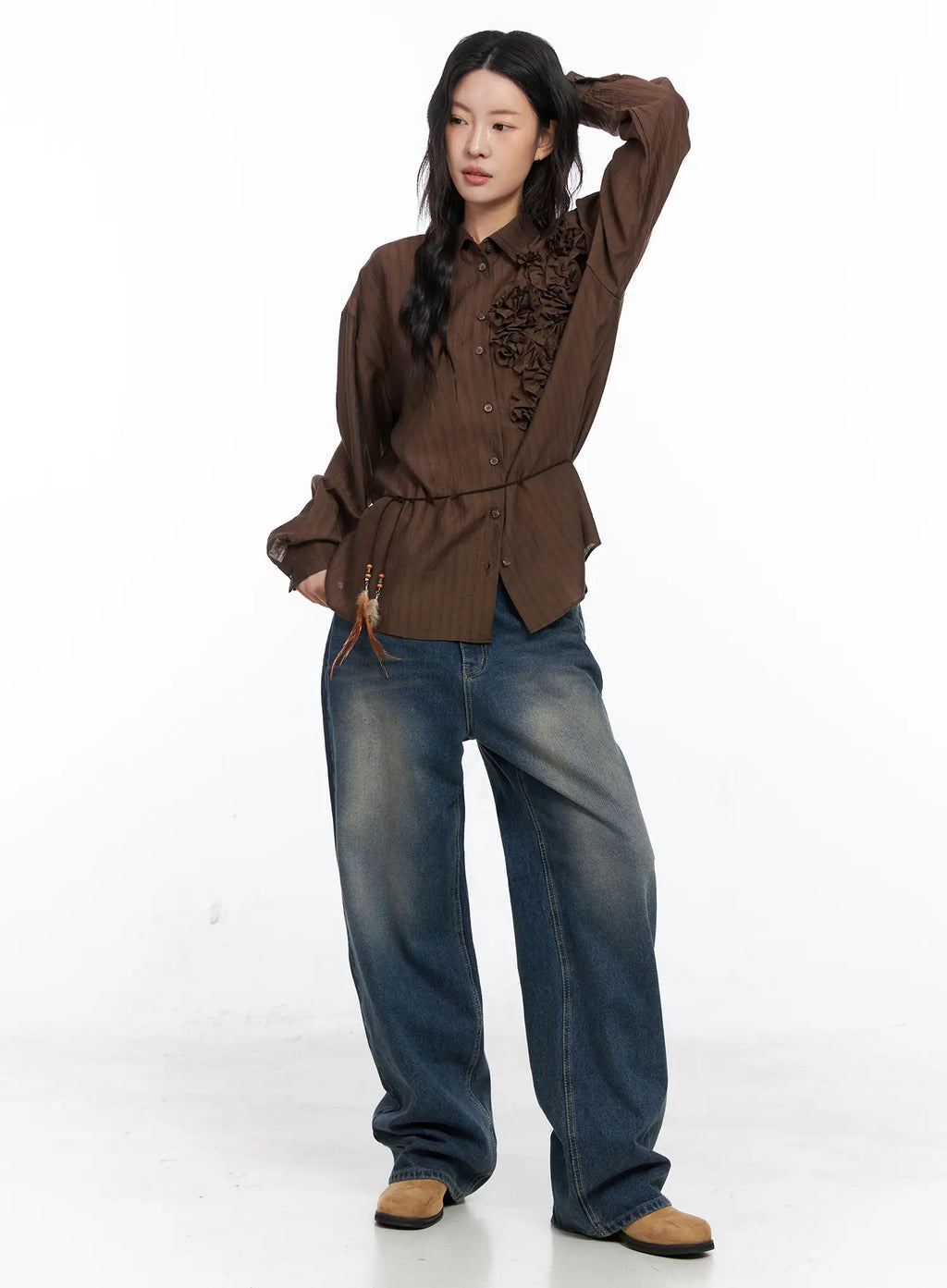 Xyla Vintage Pocket Baggy Jeans CO507