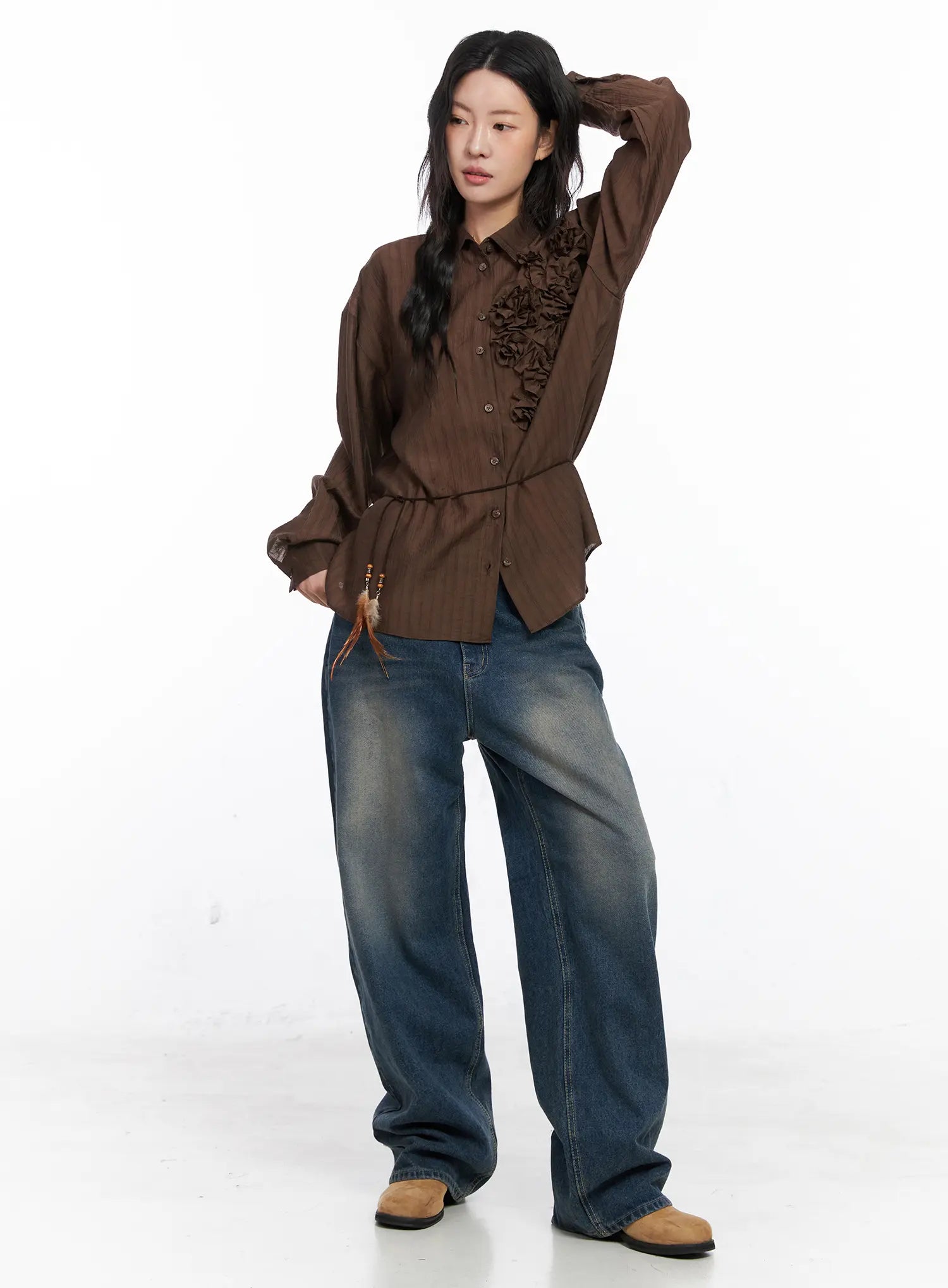 Xyla Vintage Pocket Baggy Jeans CO507