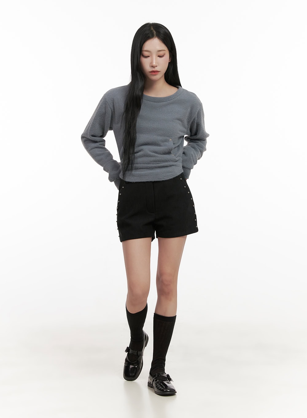 Stud Detail Shorts CD406