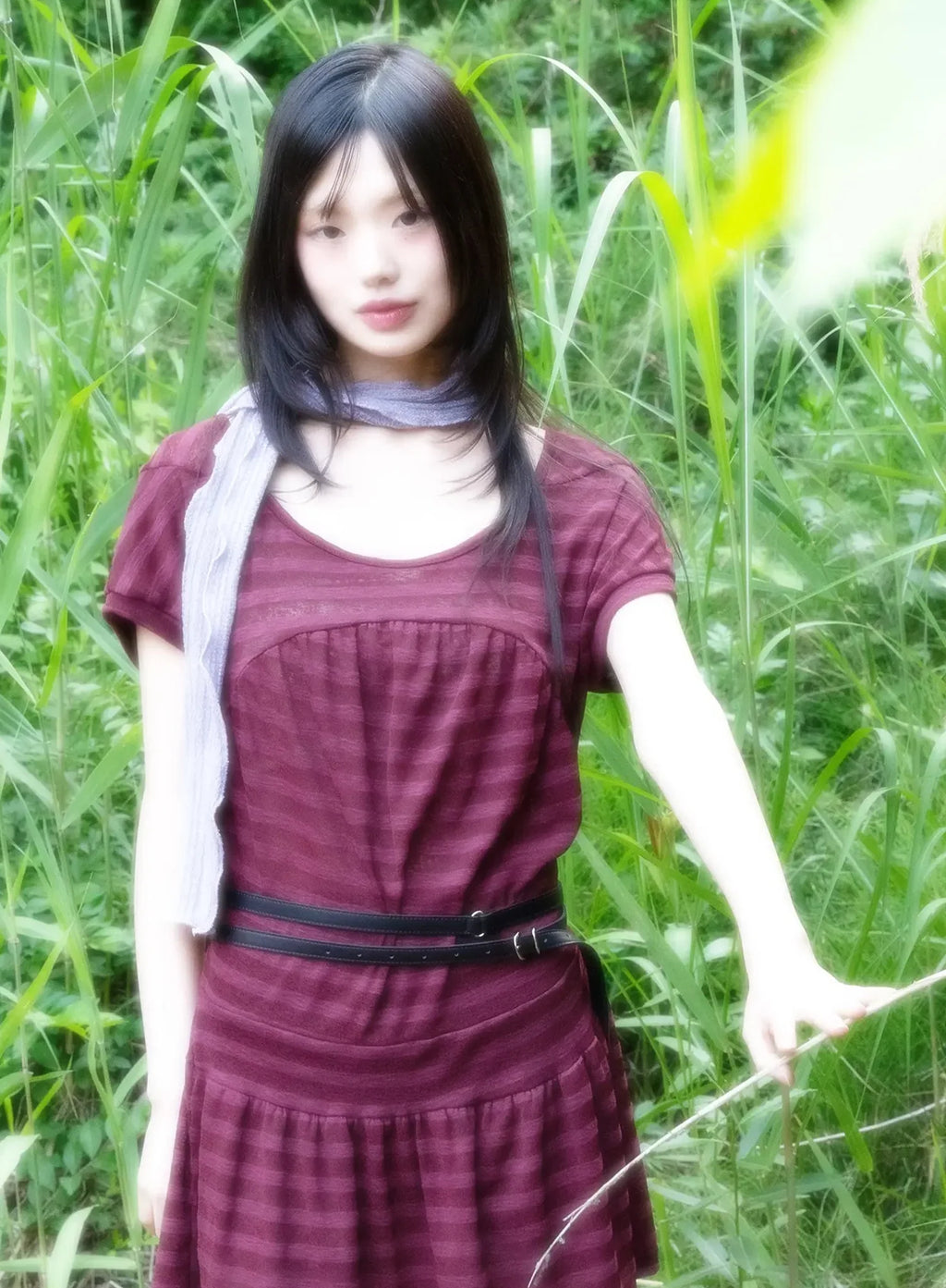 Lettuce-Edge Scarf IU524