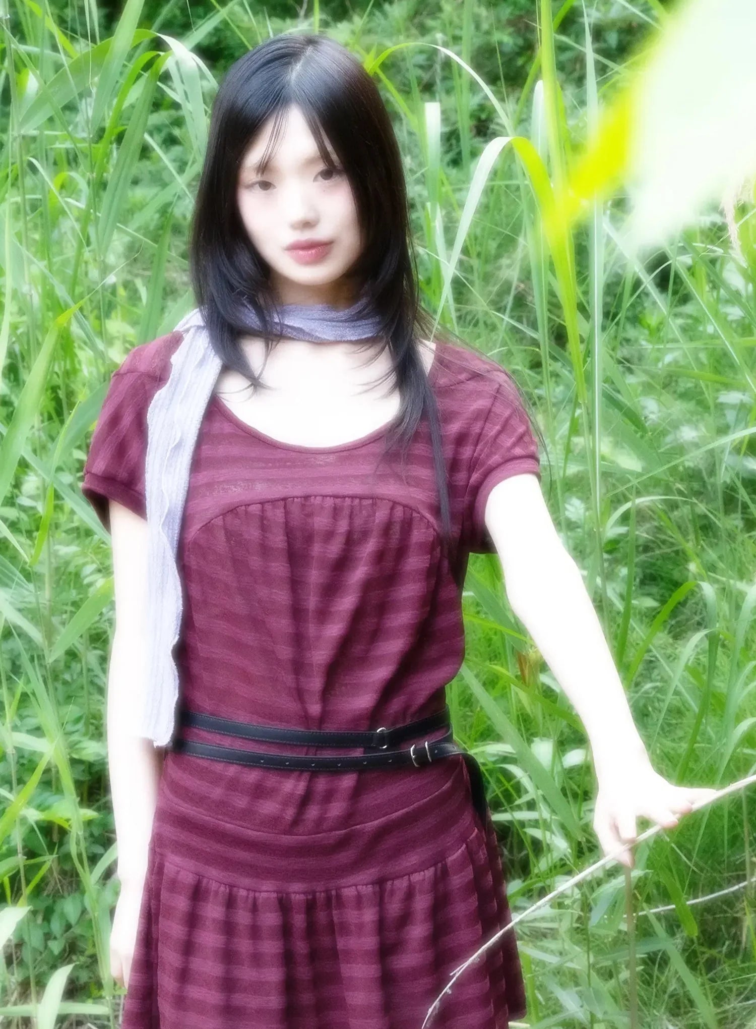 Lettuce-Edge Scarf IU524