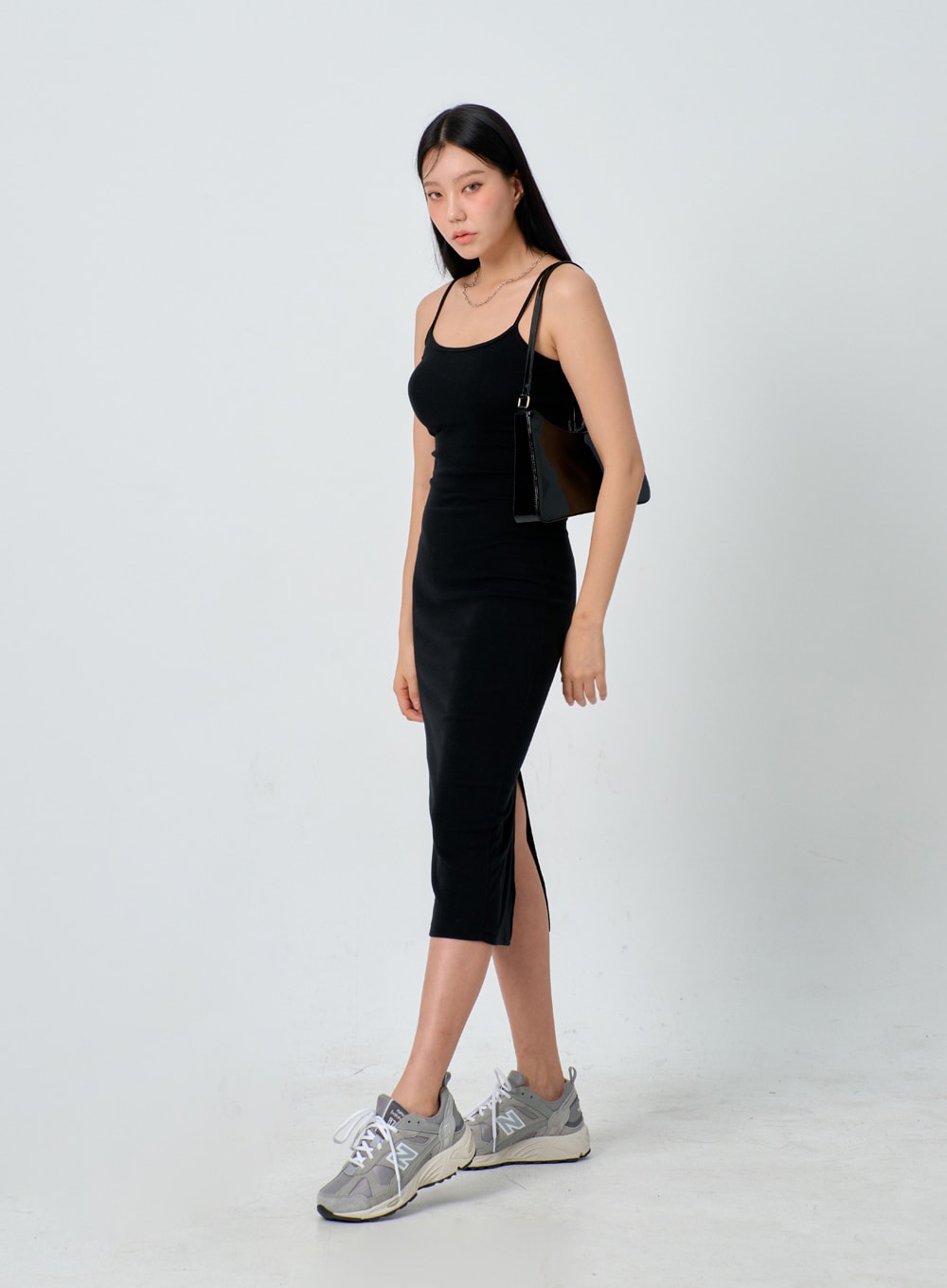 Thin Strap Maxi Dress IJ330