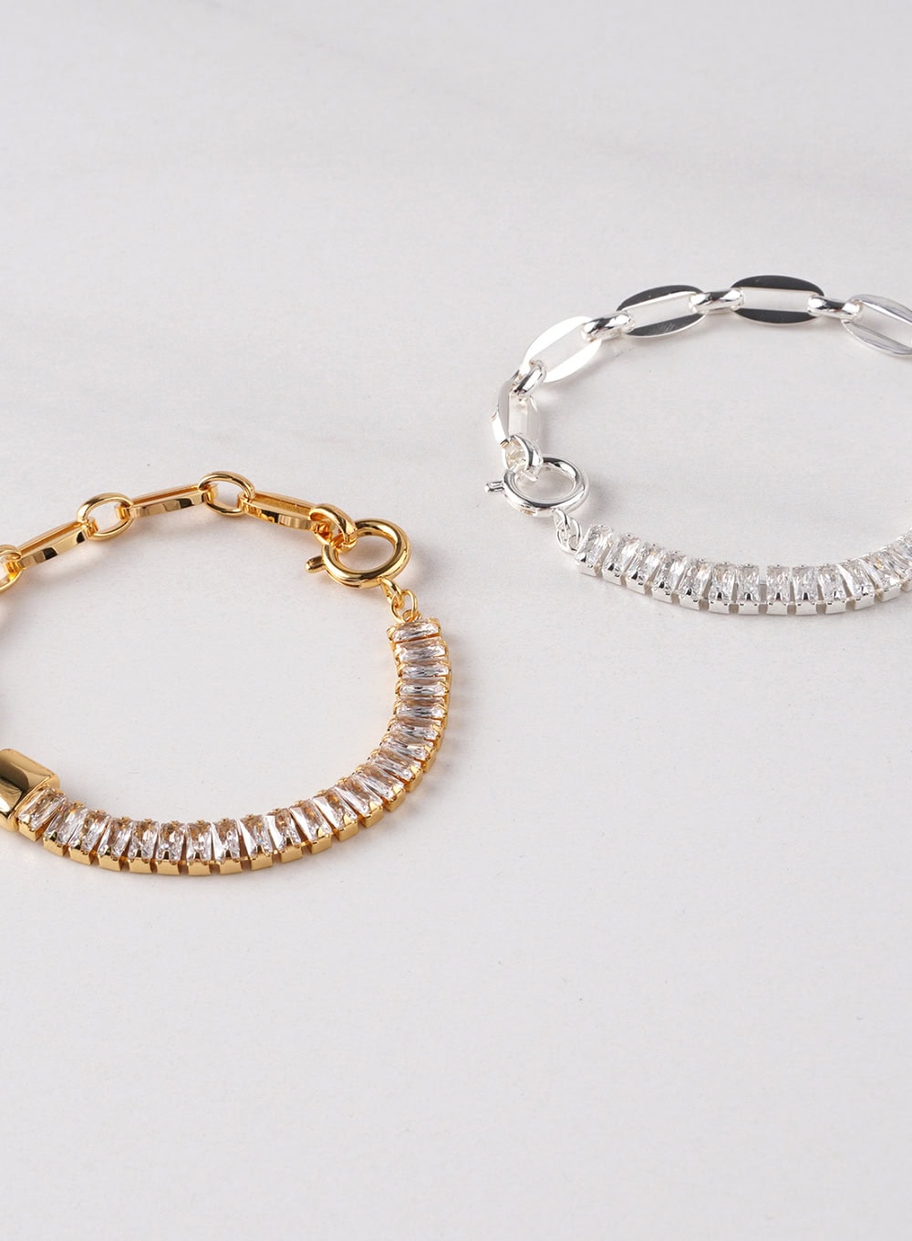 Square Cubic Chain Bracelet IL411