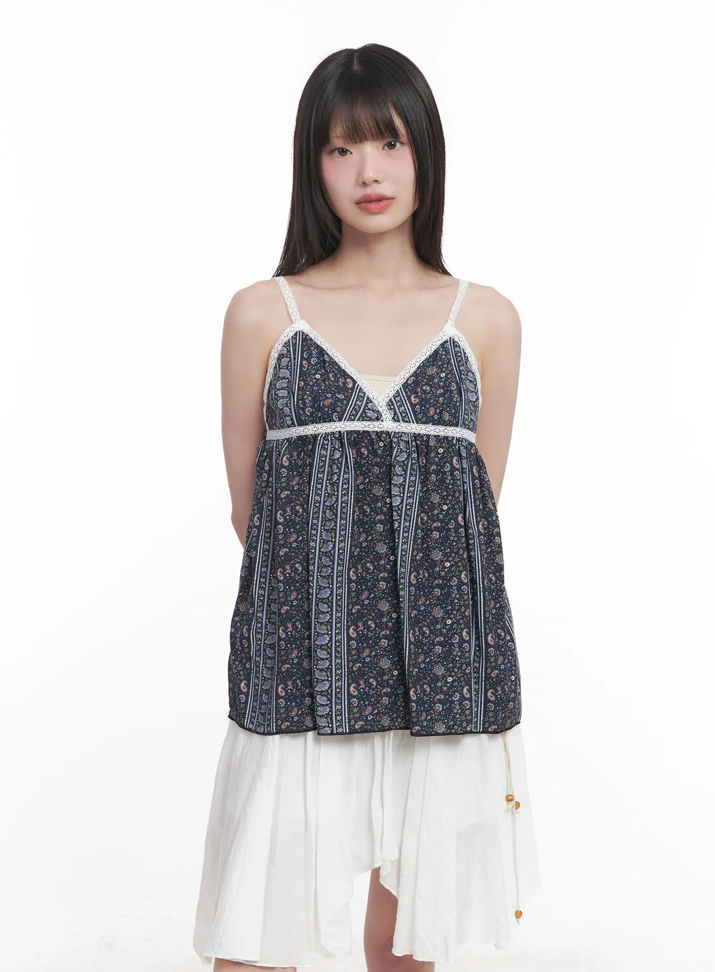 Paisley Lace Cami Top CU518