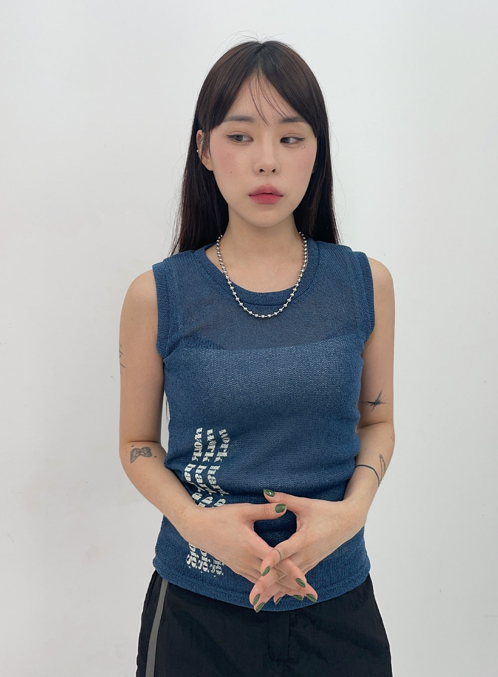 Round Beads Chain Necklace CL331