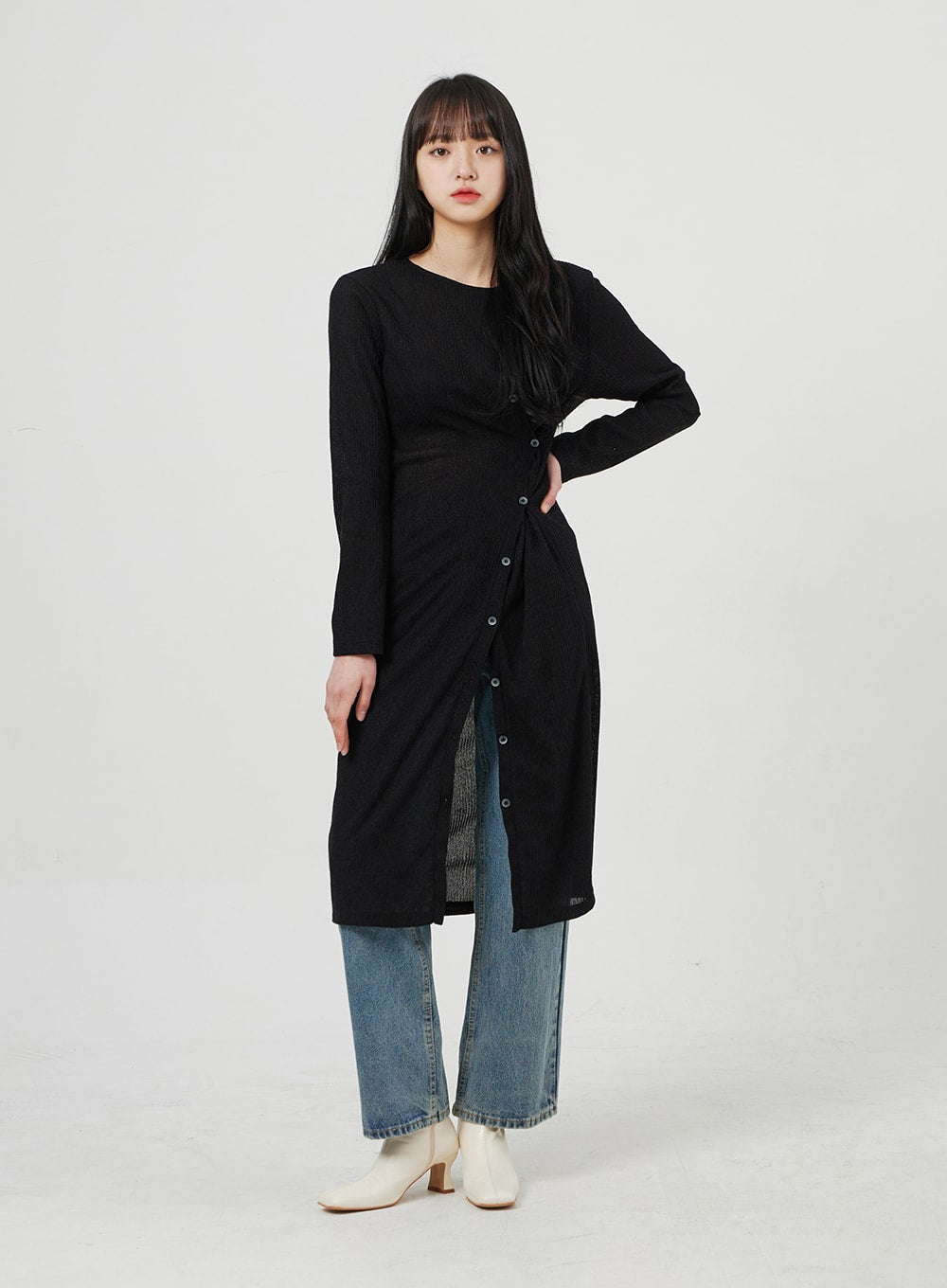 Button Maxi Top OF322