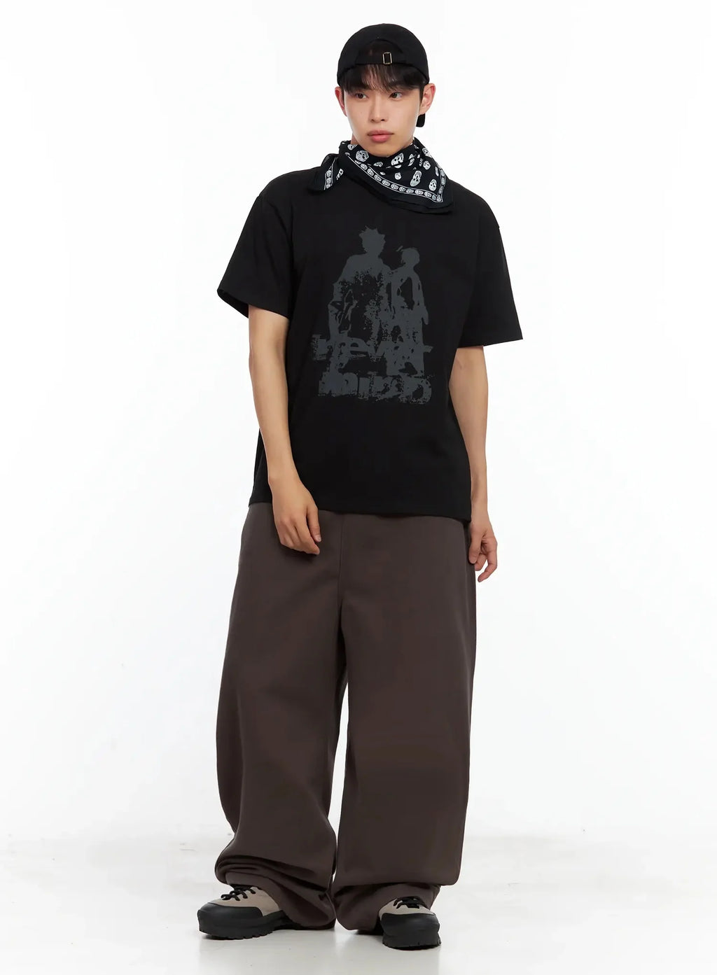Men's Baggy Wide-Fit Pants IL516