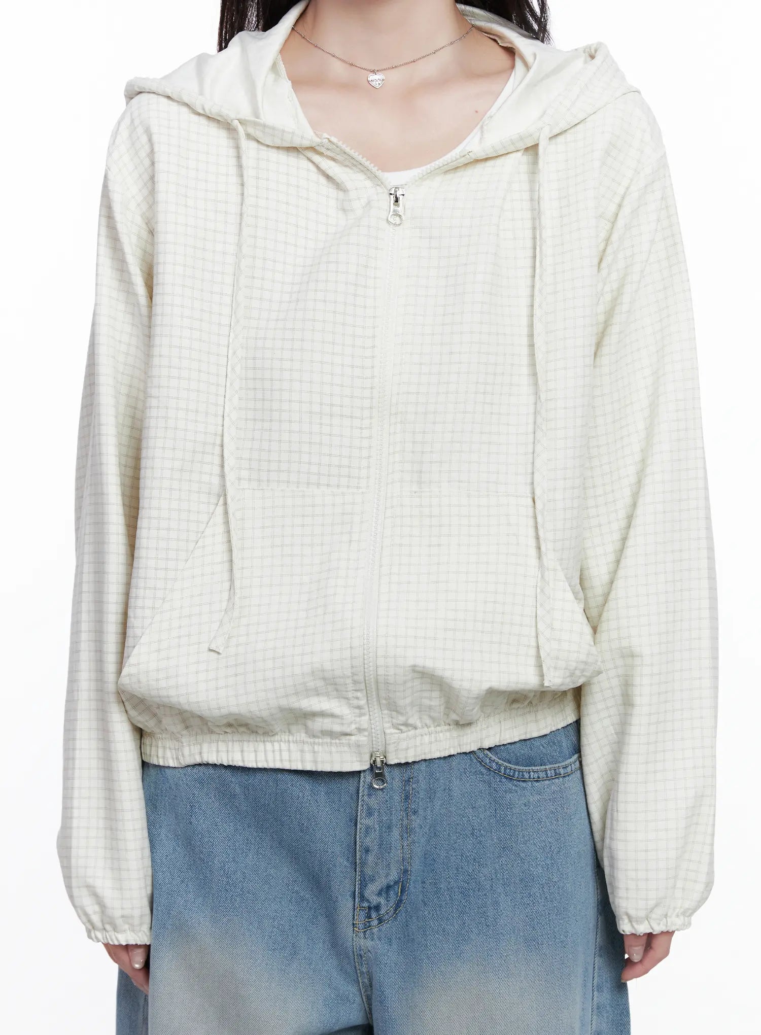 Minimalist Checkered Hoodie CS519