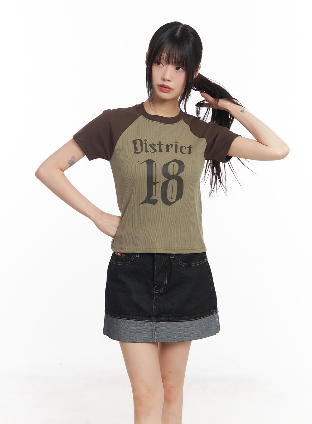 Raglan Graphic Slim-Fit Tee CY514