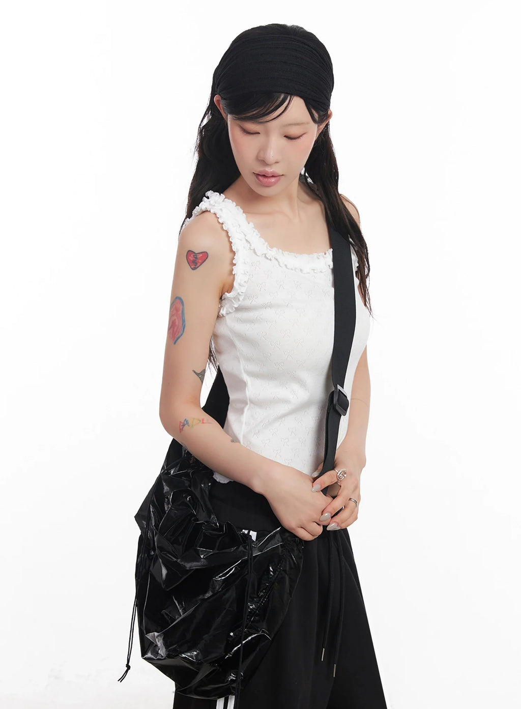 Slouchy Gloss Crossbody Bag IC503