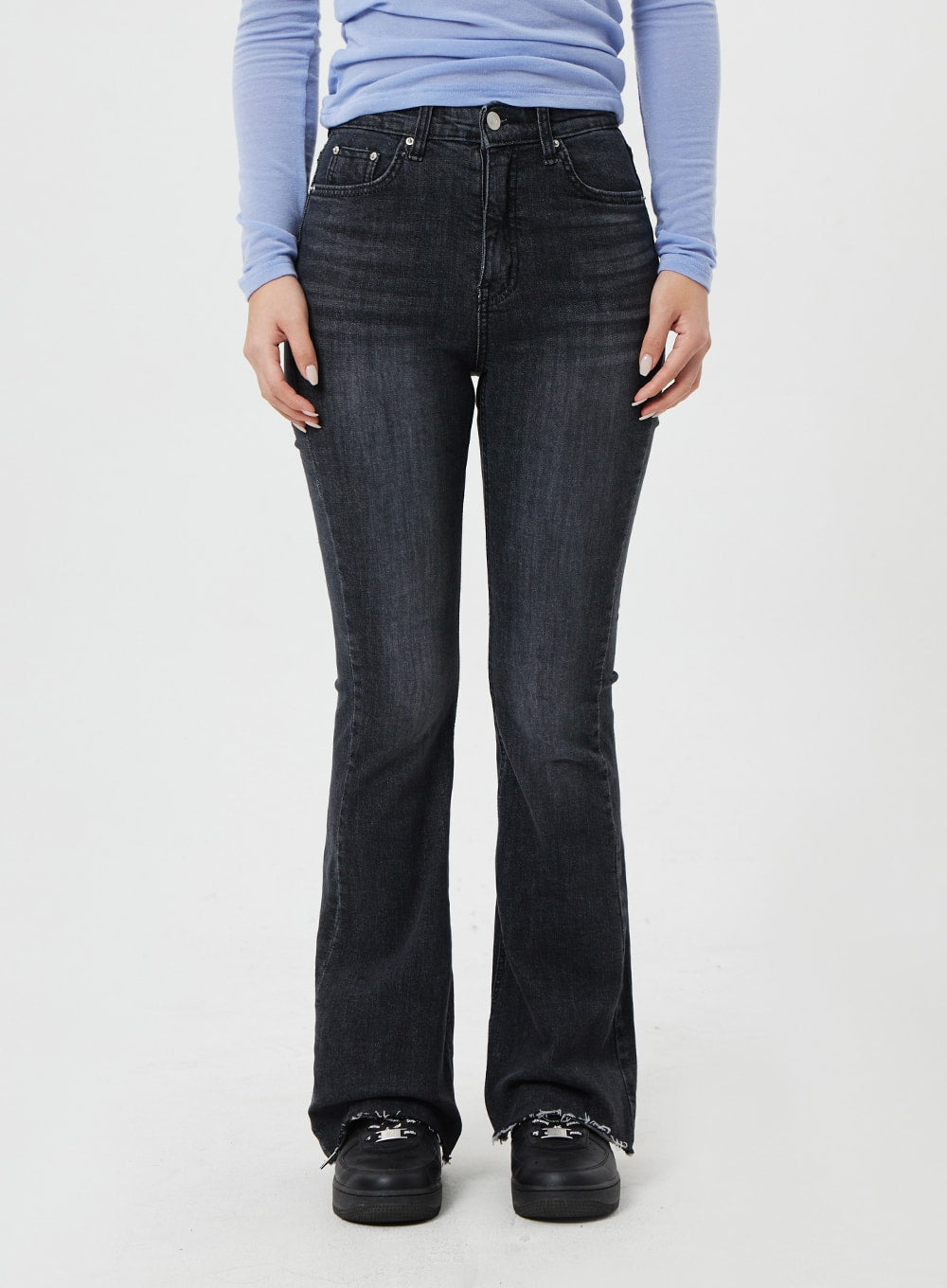 Washed Bootcut Jeans CF317