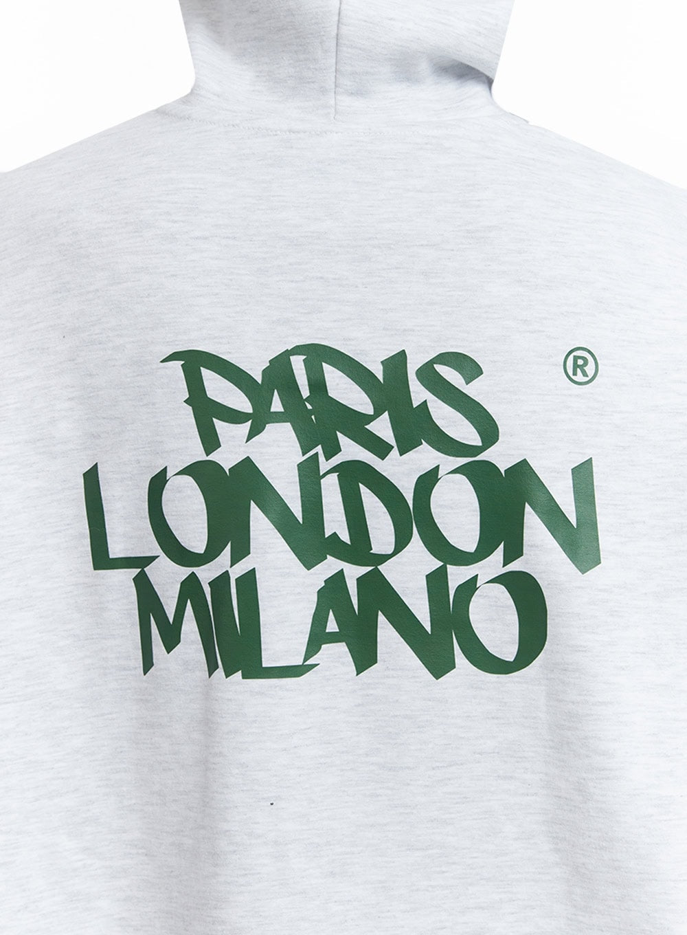 Men's Embroidered Oversized Hoodie (White) IO417