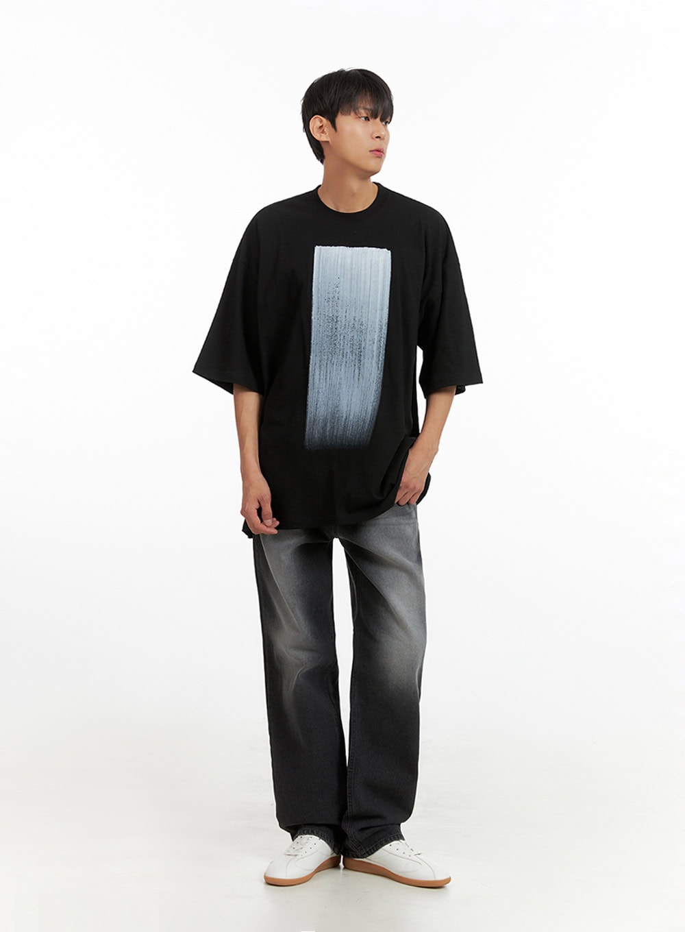 Men's Oversized Graphic T-Shirt IU418