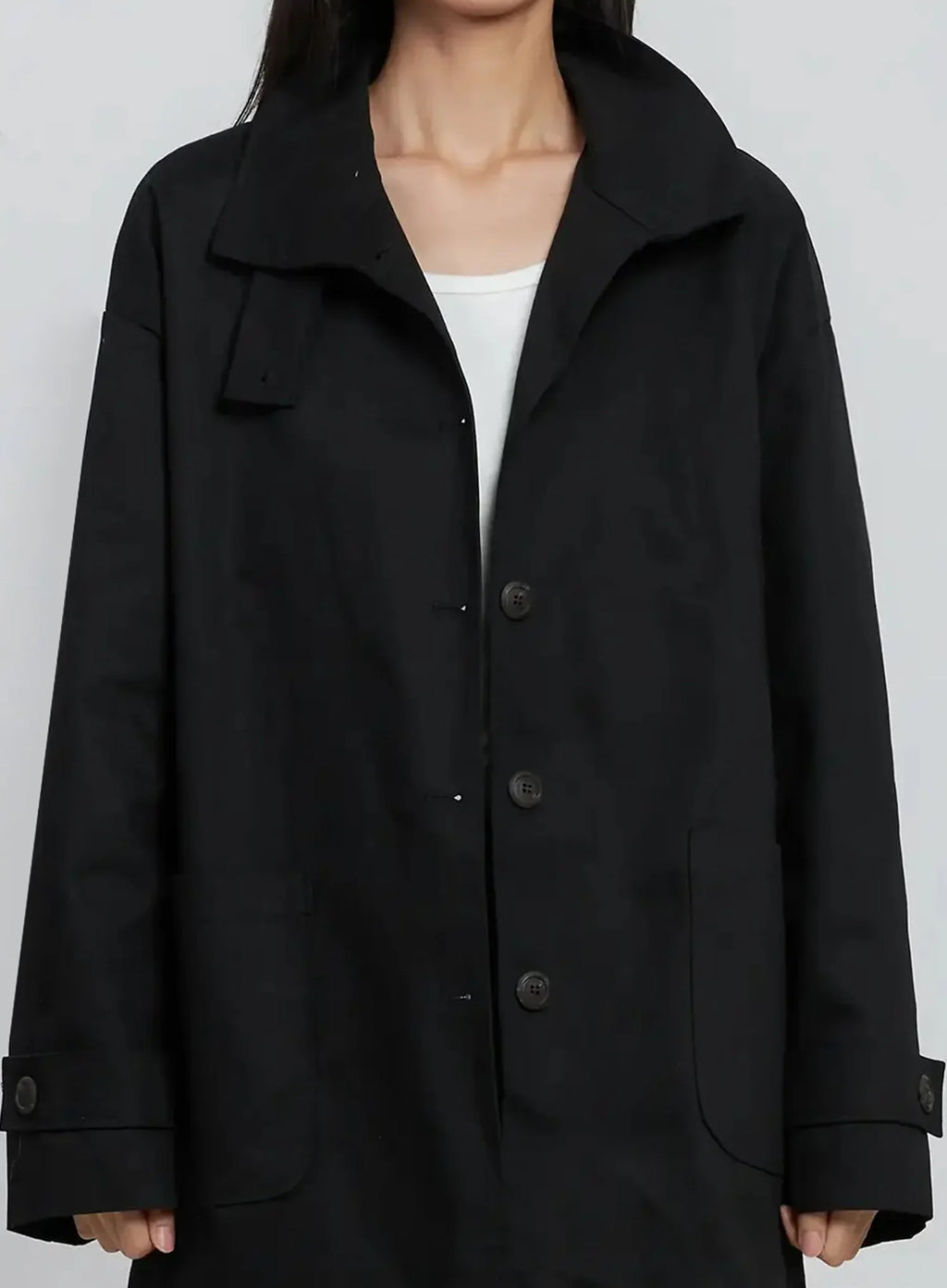 Classic Button-Up Jacket IS515