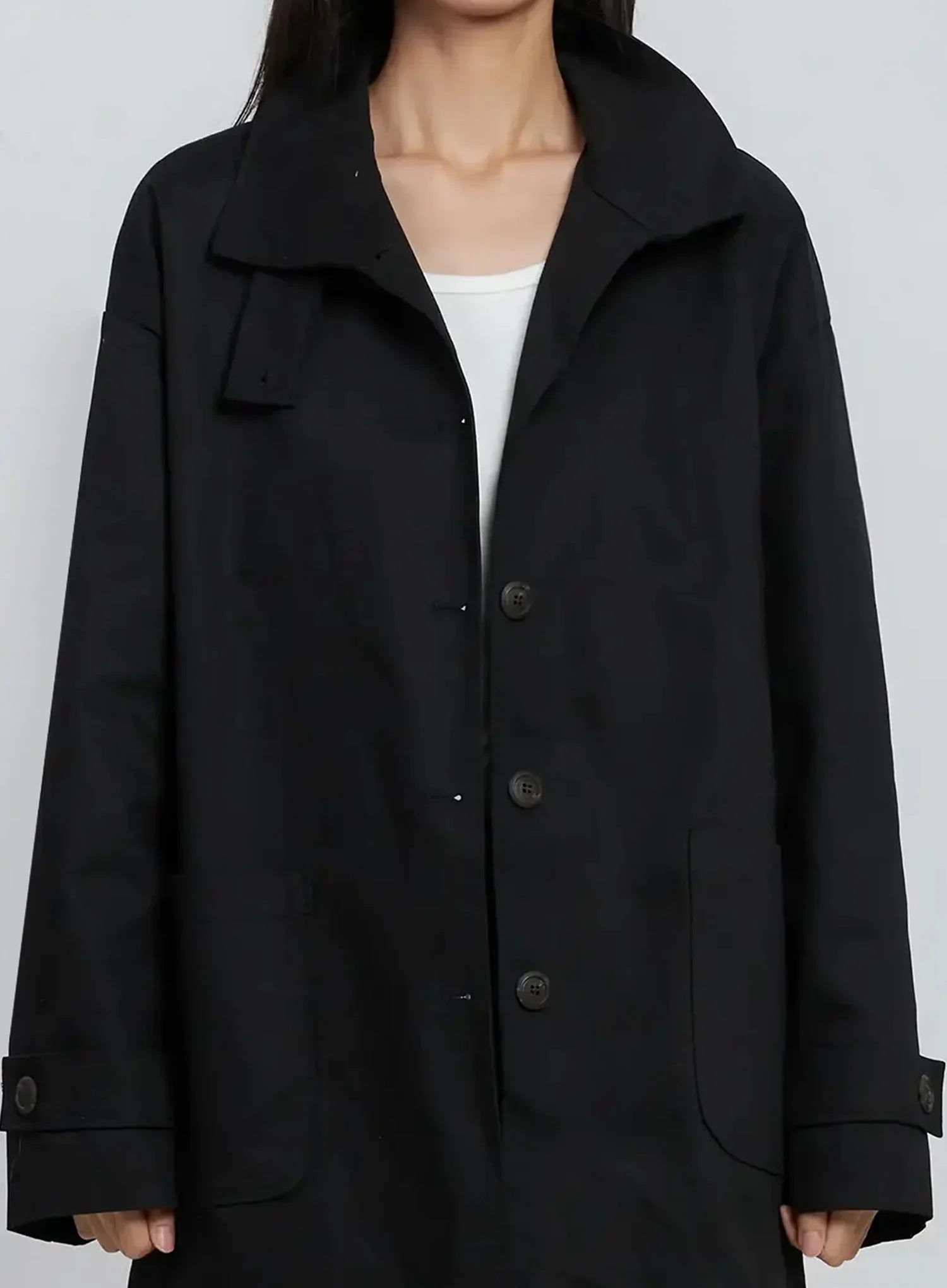 Classic Button-Up Jacket IS515