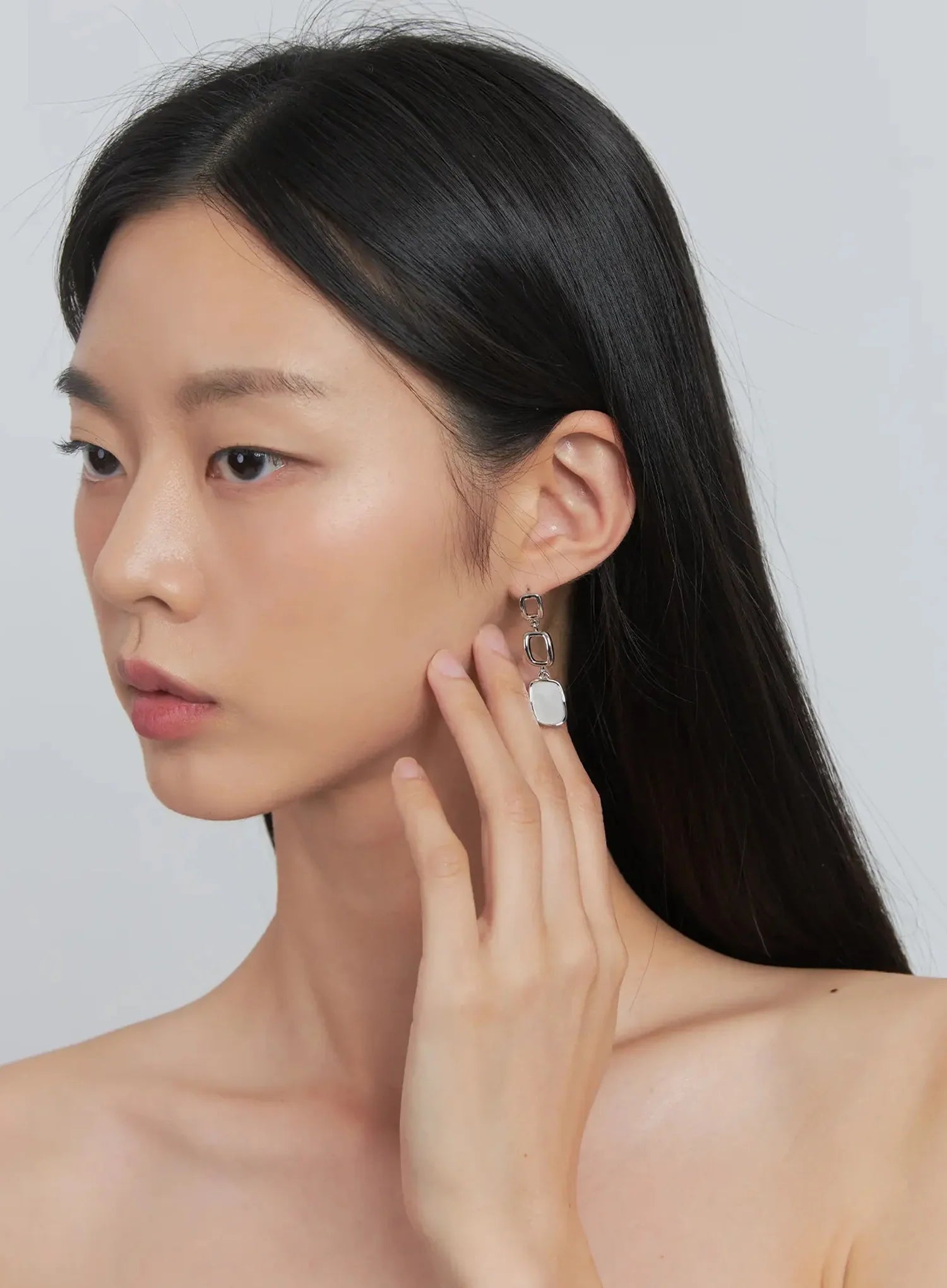 Linda Three-ring Beads Earrings IU512