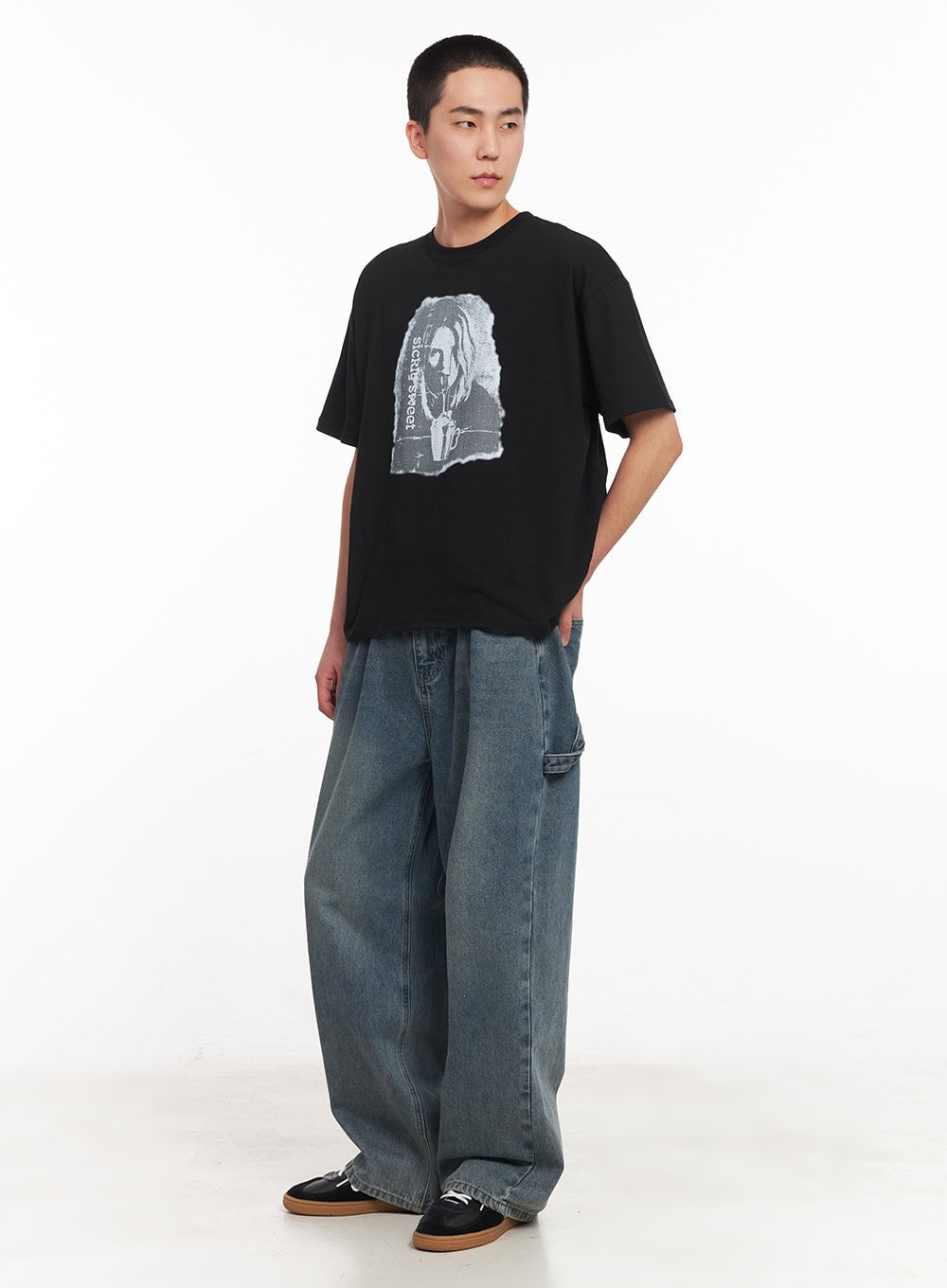 Men's Graphic Cotton Tee IY506