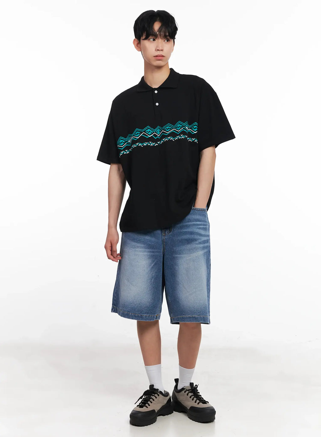 Men's Casual-Fit Jorts IL501