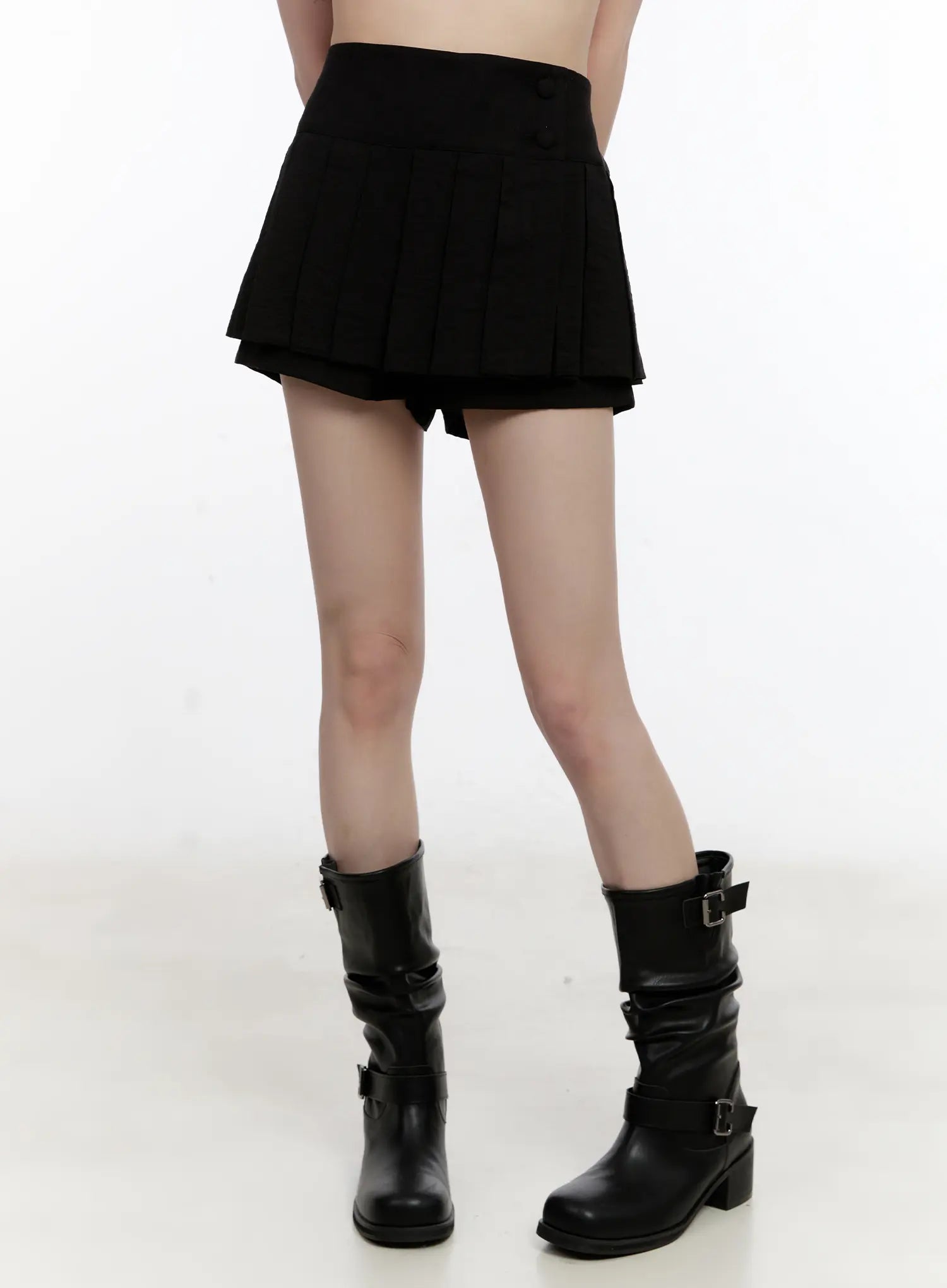 Pleated Mini Skirt CL507