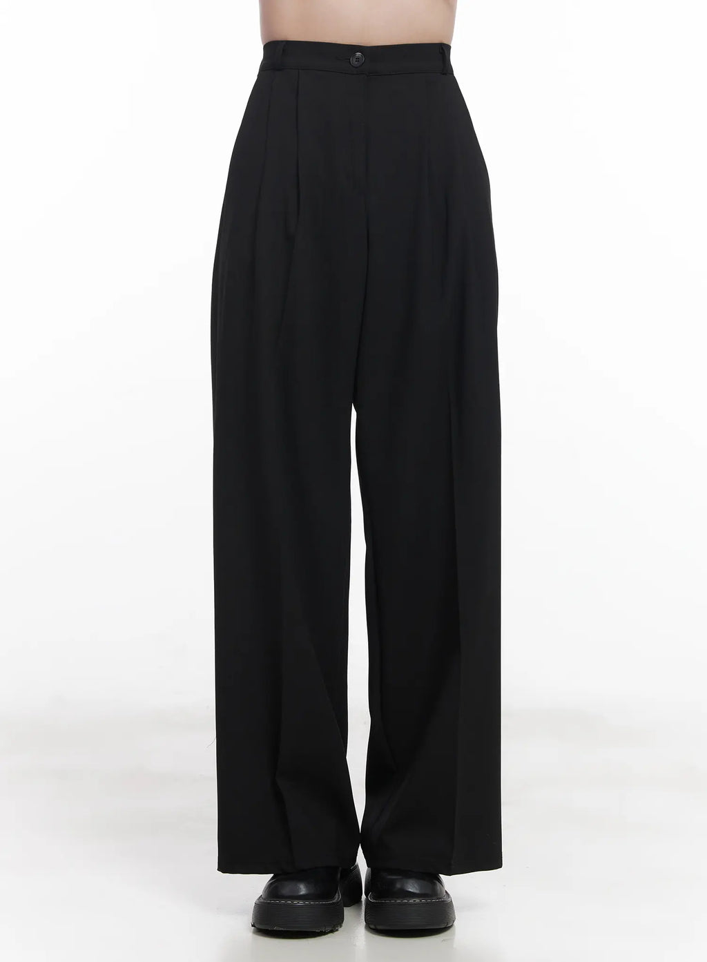 Pintuck Tailored Slacks CU523