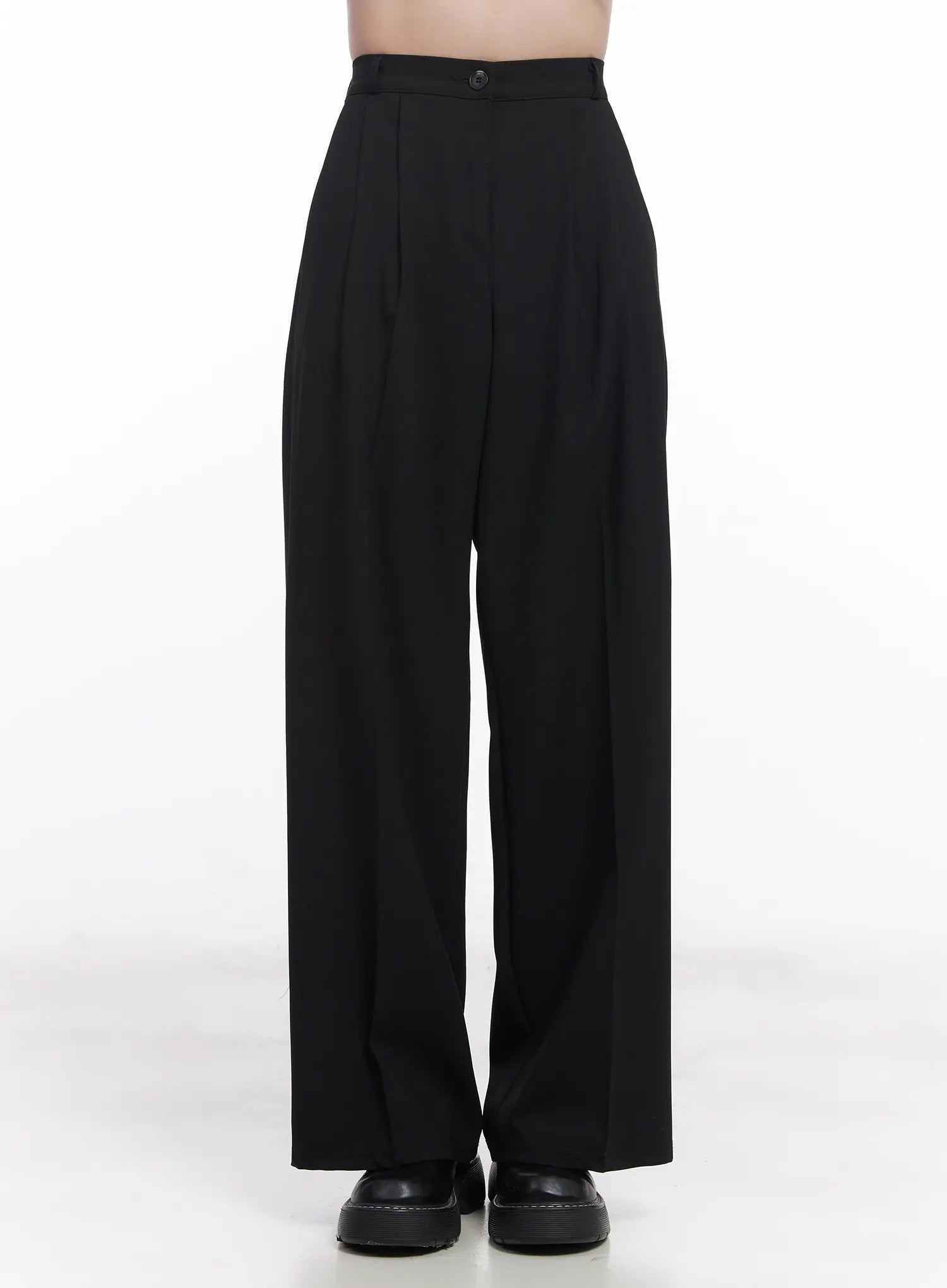 Pintuck Tailored Slacks CU523