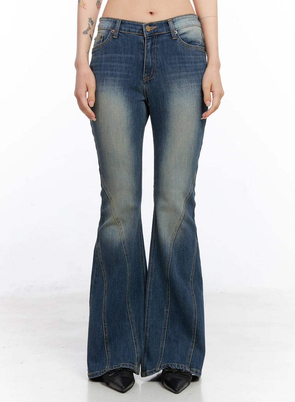 Sylvie Flared Denim Jeans CC1809