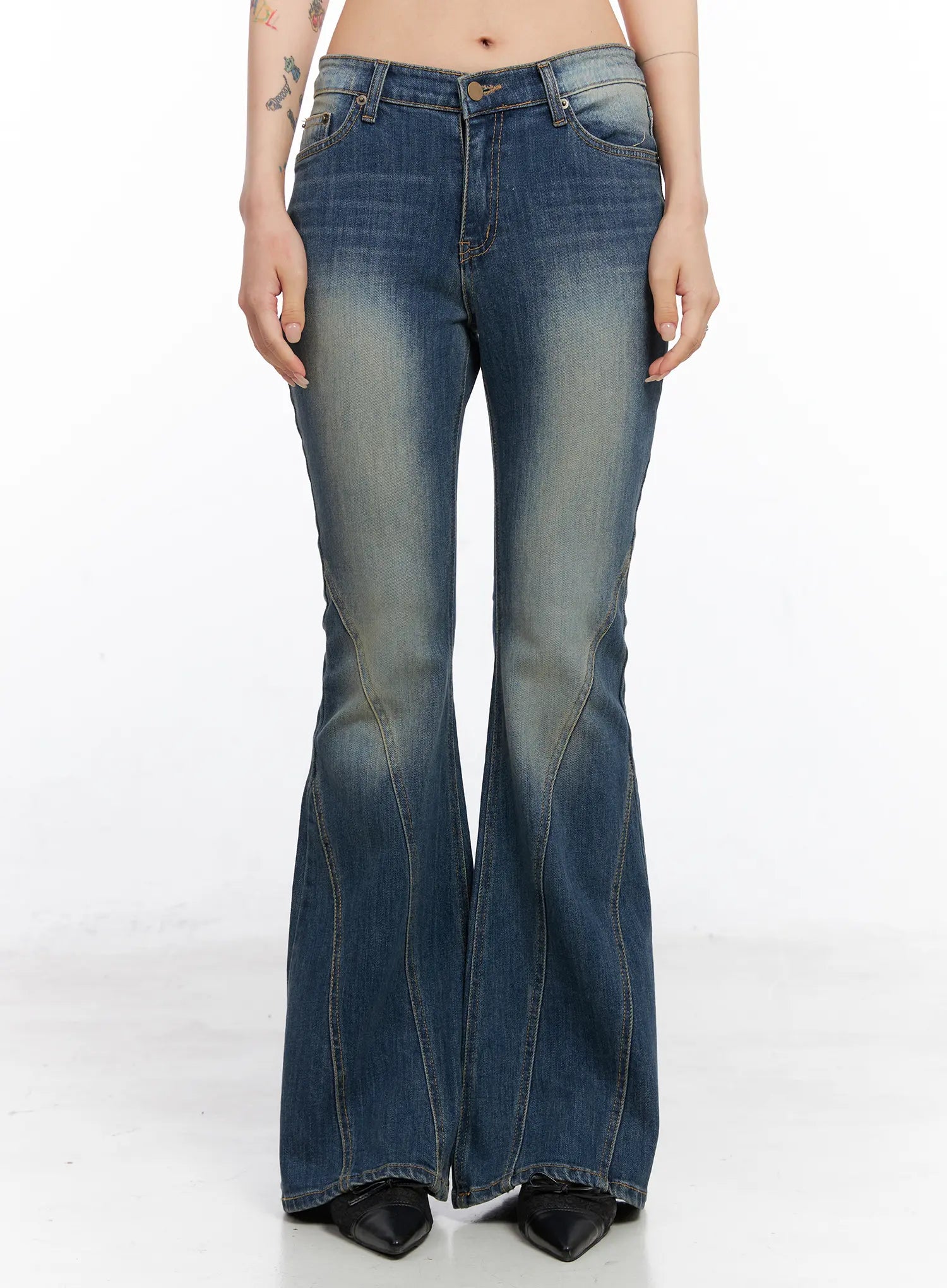 Sylvie Flared Denim Jeans CC1809