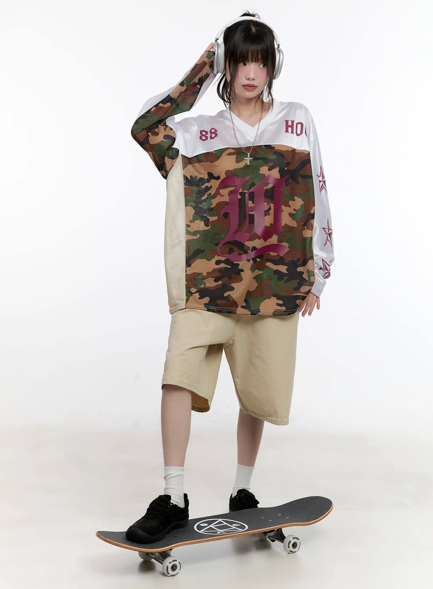 Beige Carpenter Jorts CL507