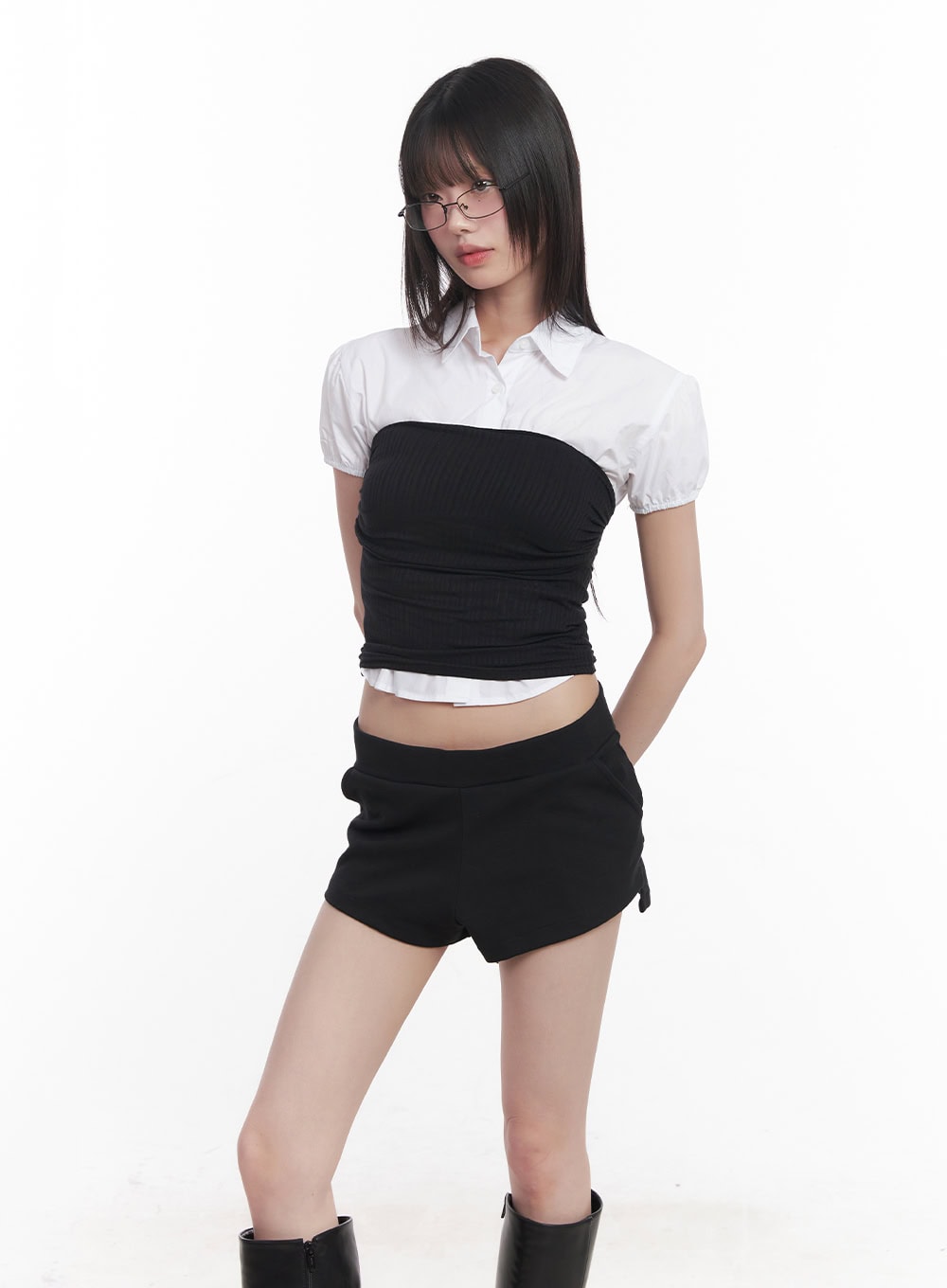 Shirred Tube Top CU506