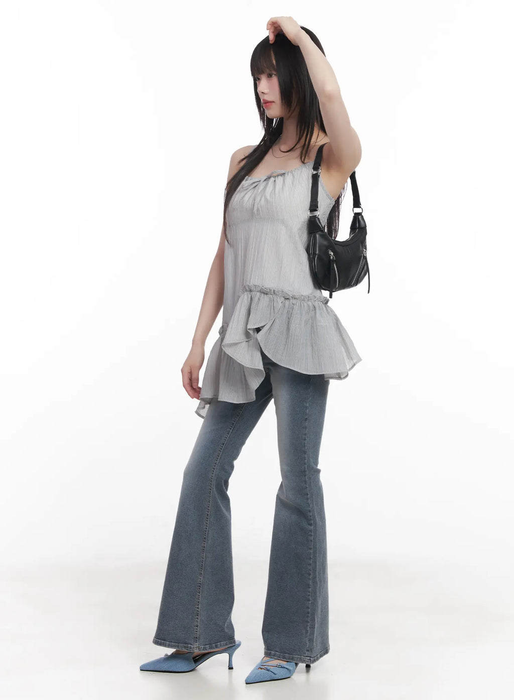 Asymmetric Cami Mini Dress CU520