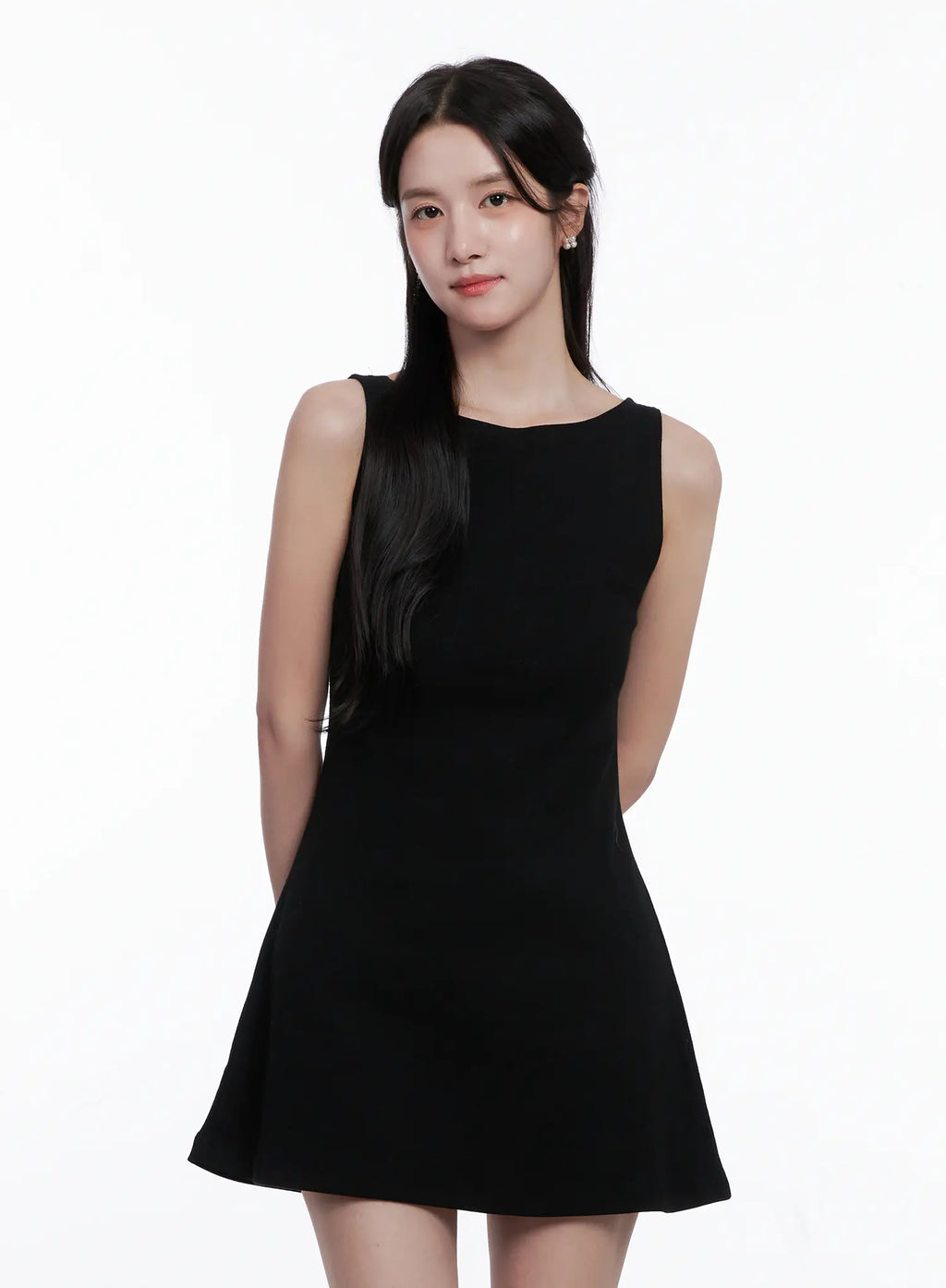 Elegant Sleeveless Mini Dress CS519