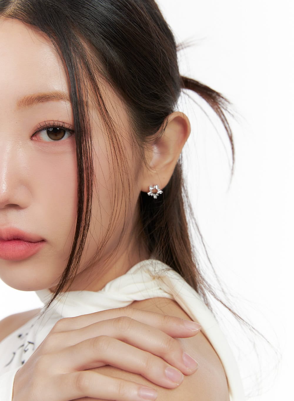 Star Cubic Earrings IO418