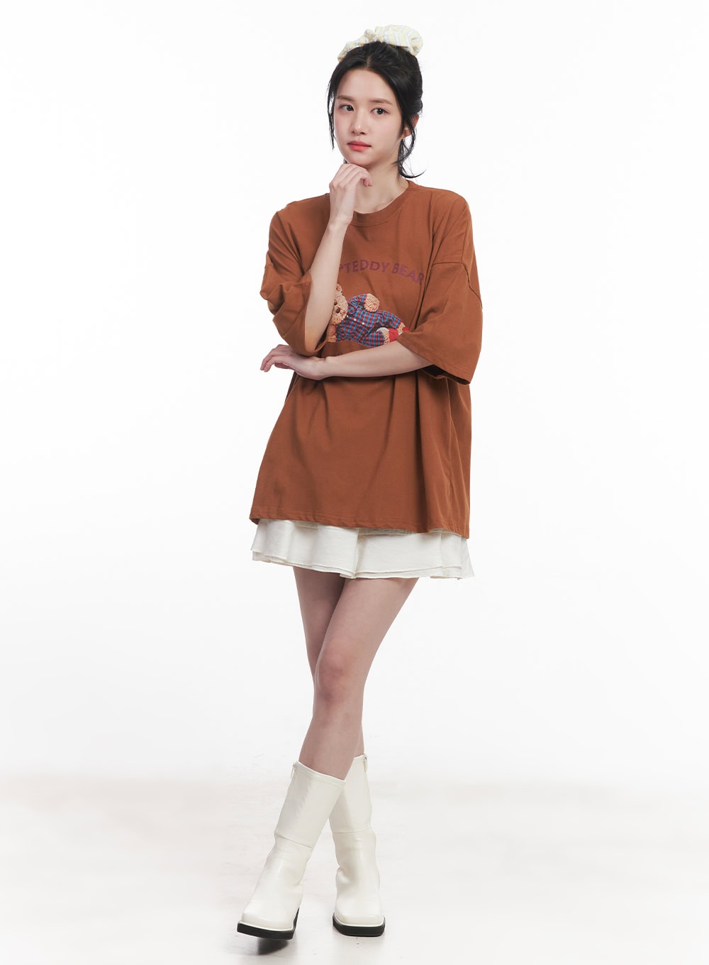 Teddy Graphic Oversize T-Shirt CY526