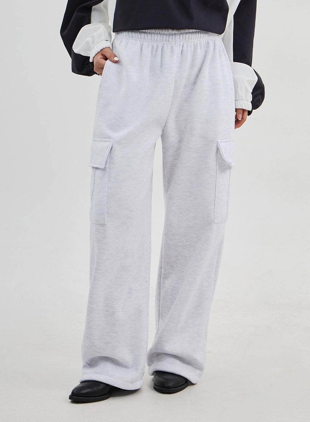 Cargo Wide Leg Track Pants Unisex CJ313