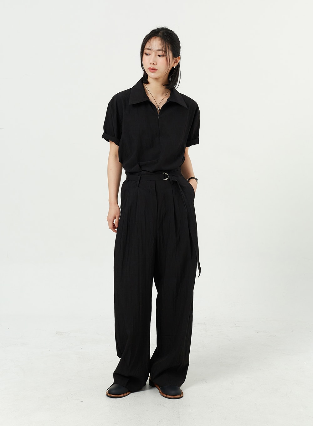 Belt Tailored Pants OM309