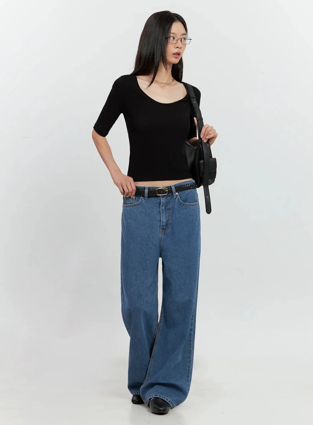 Basic 3/4-Sleeve Top IL528