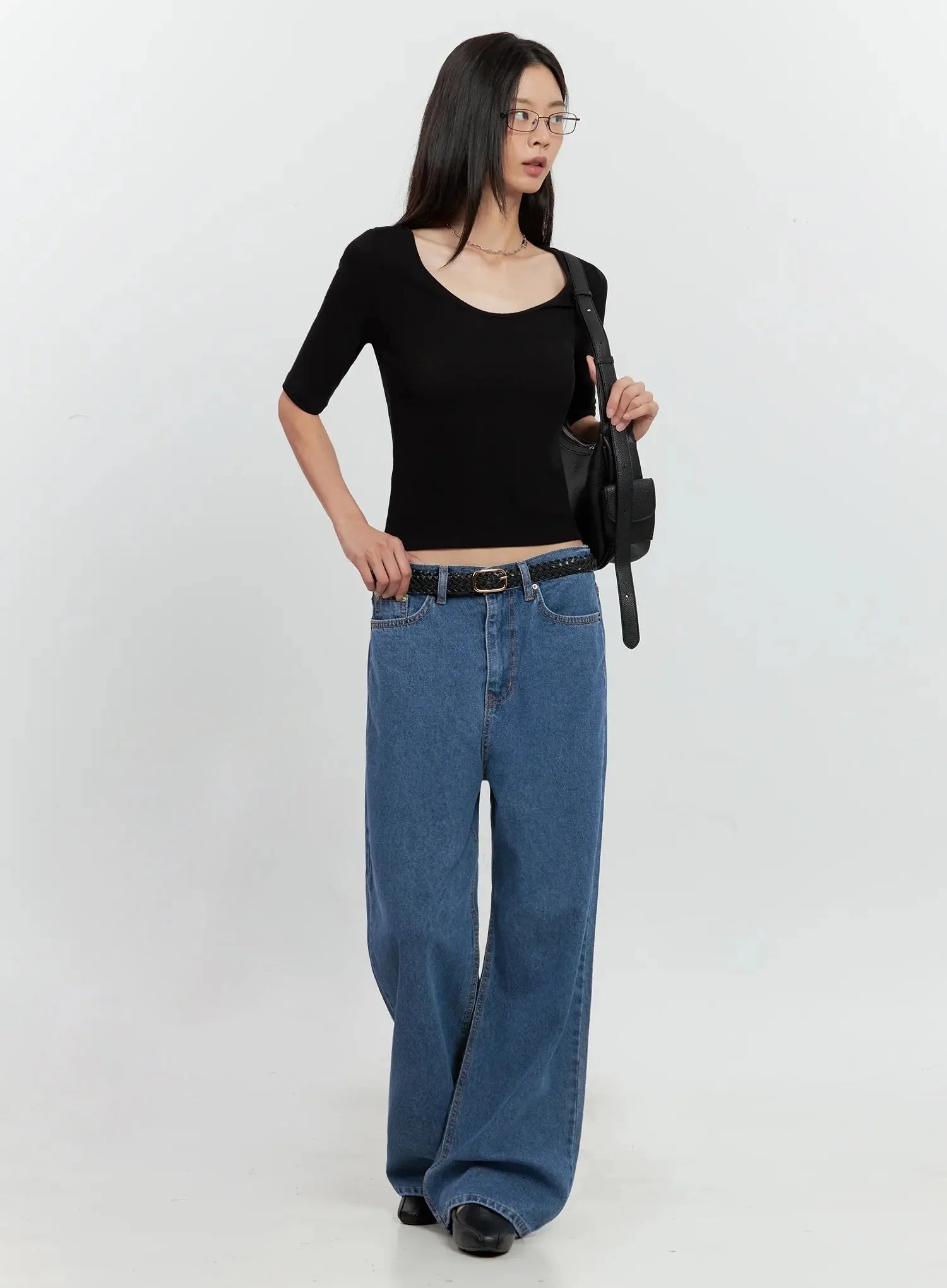 Basic 3/4-Sleeve Top IL528