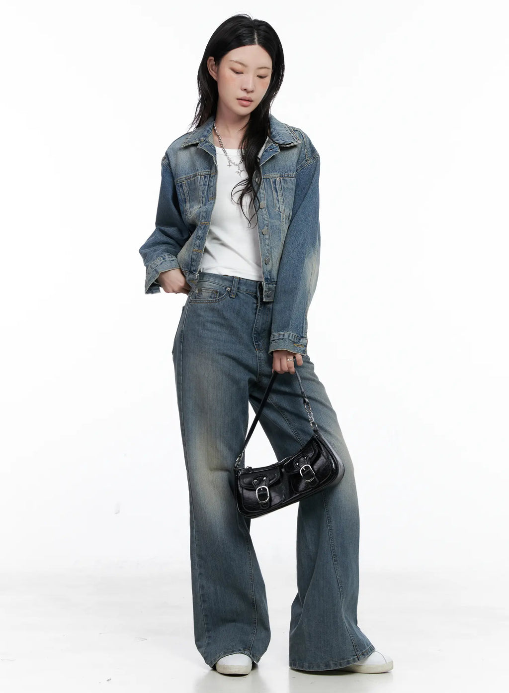 Aylin Wide Bootcut Jeans CS526